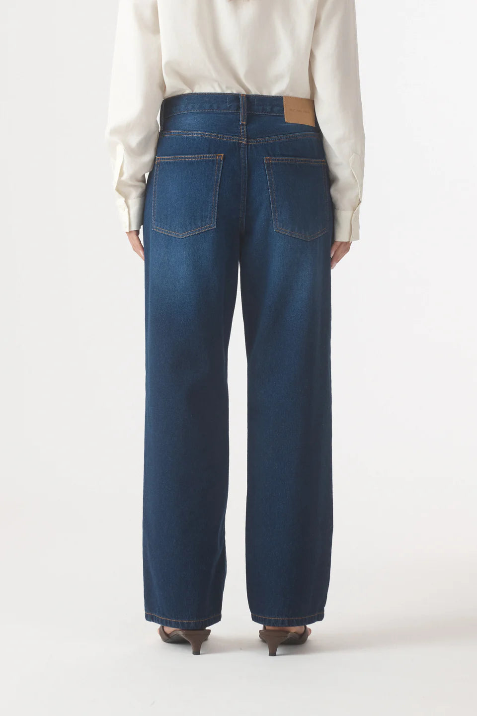 Outland Denim - Rachel Mid Boyfriend Jean - Lake