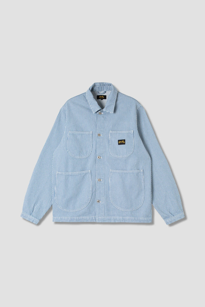 Stan Ray - Coverall Jacket - Washed Hickory Stripe