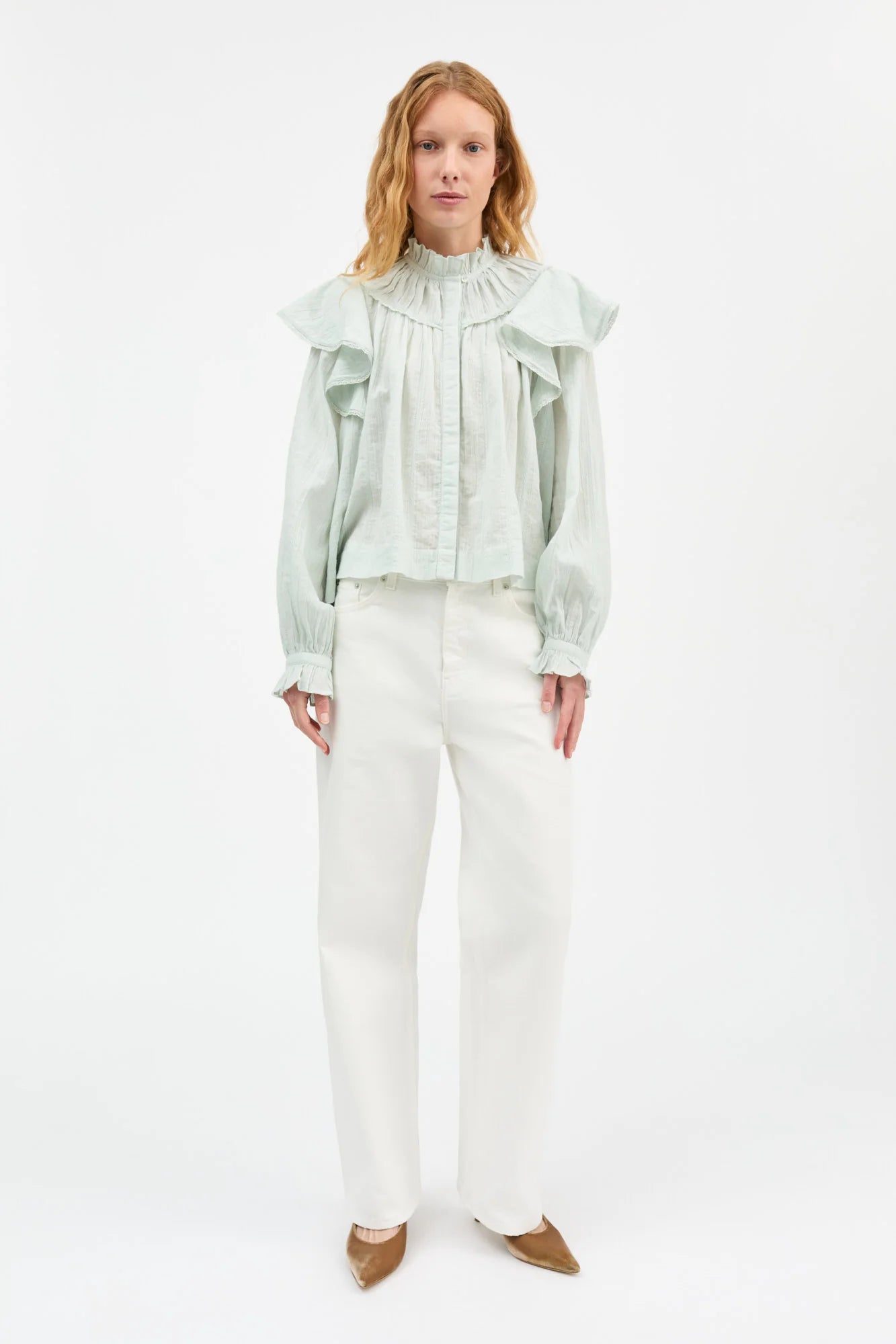 Skall Studio - Clea Shirt - Light Aqua