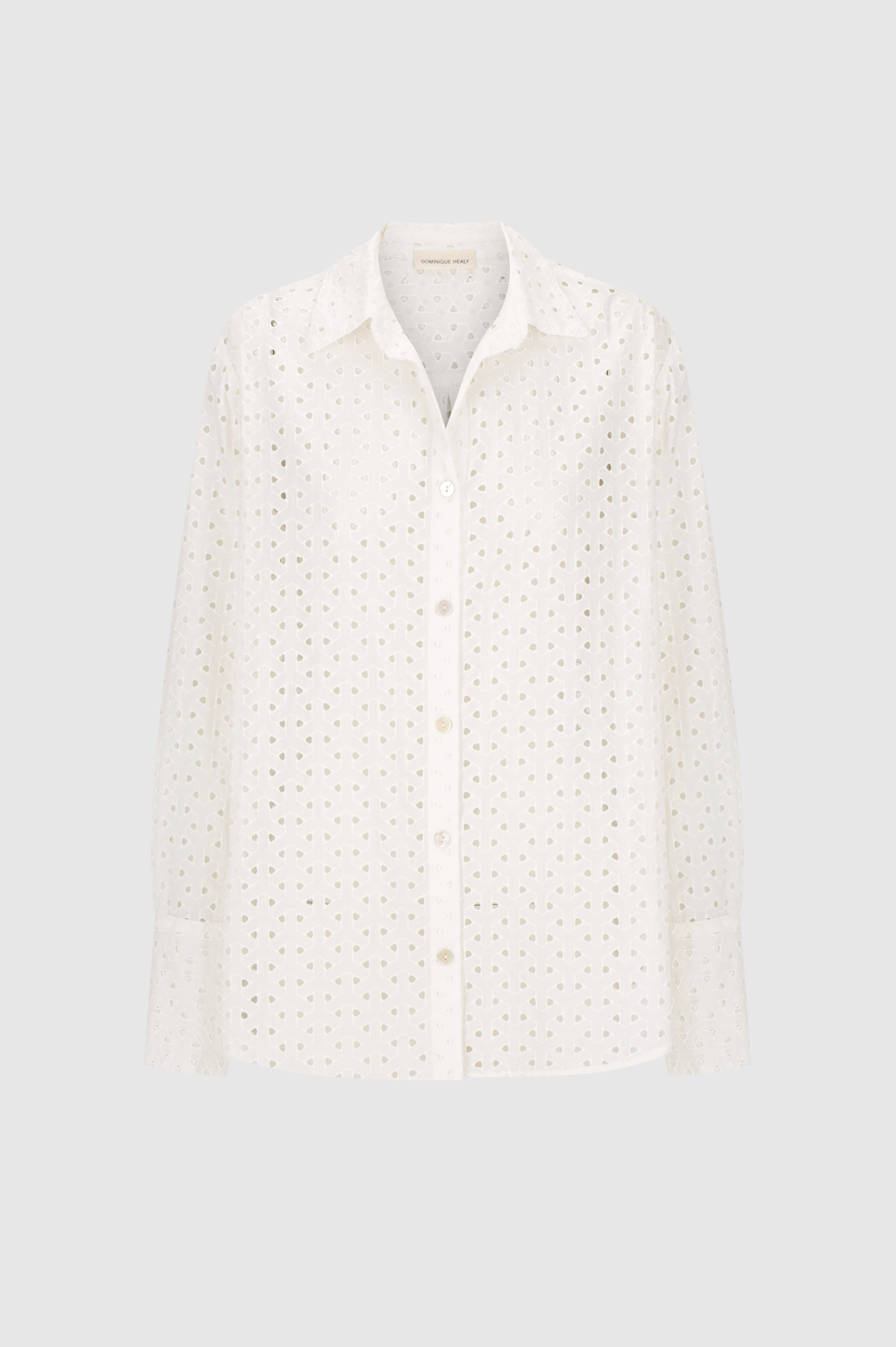 Dominique Healy - Maeve Shirt - Ivory Broidery