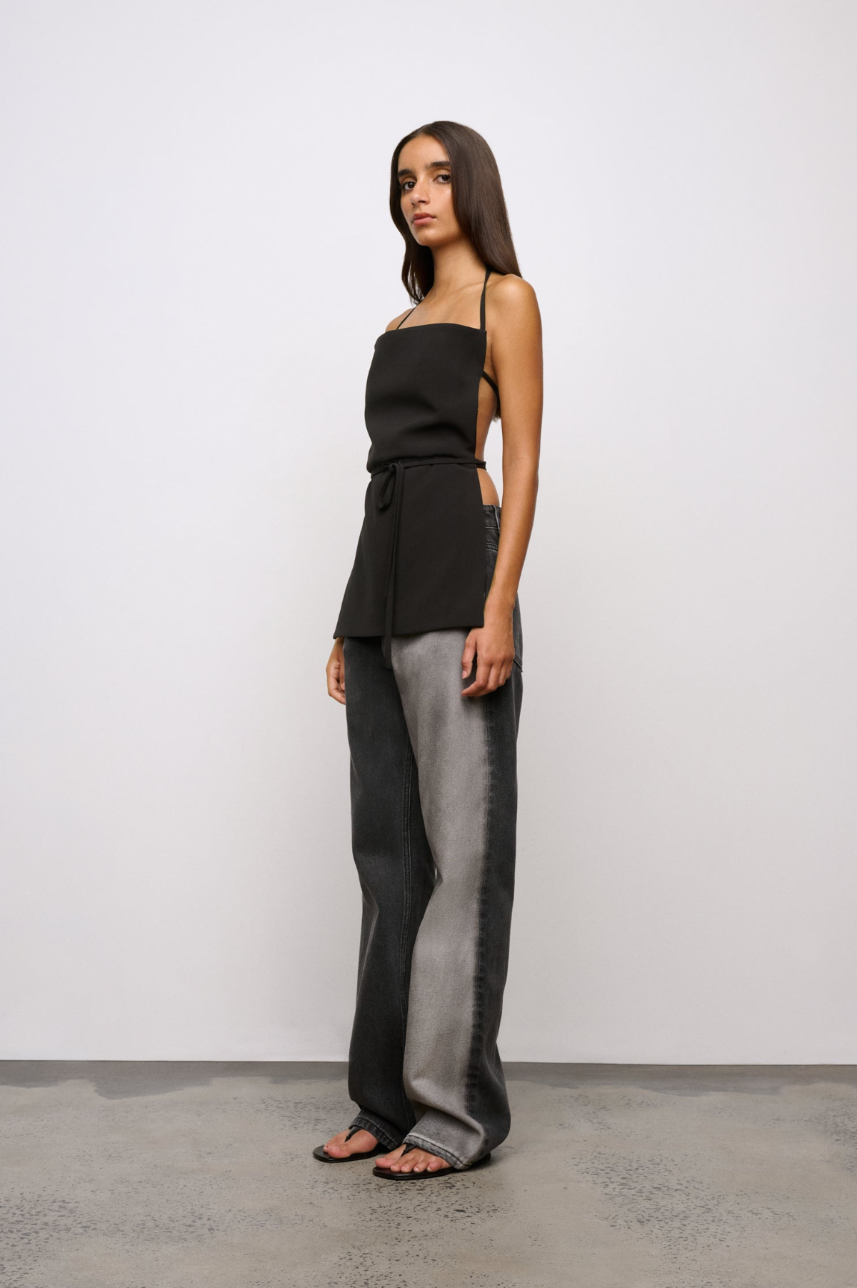 One of Others - Raef Backless Top - Black