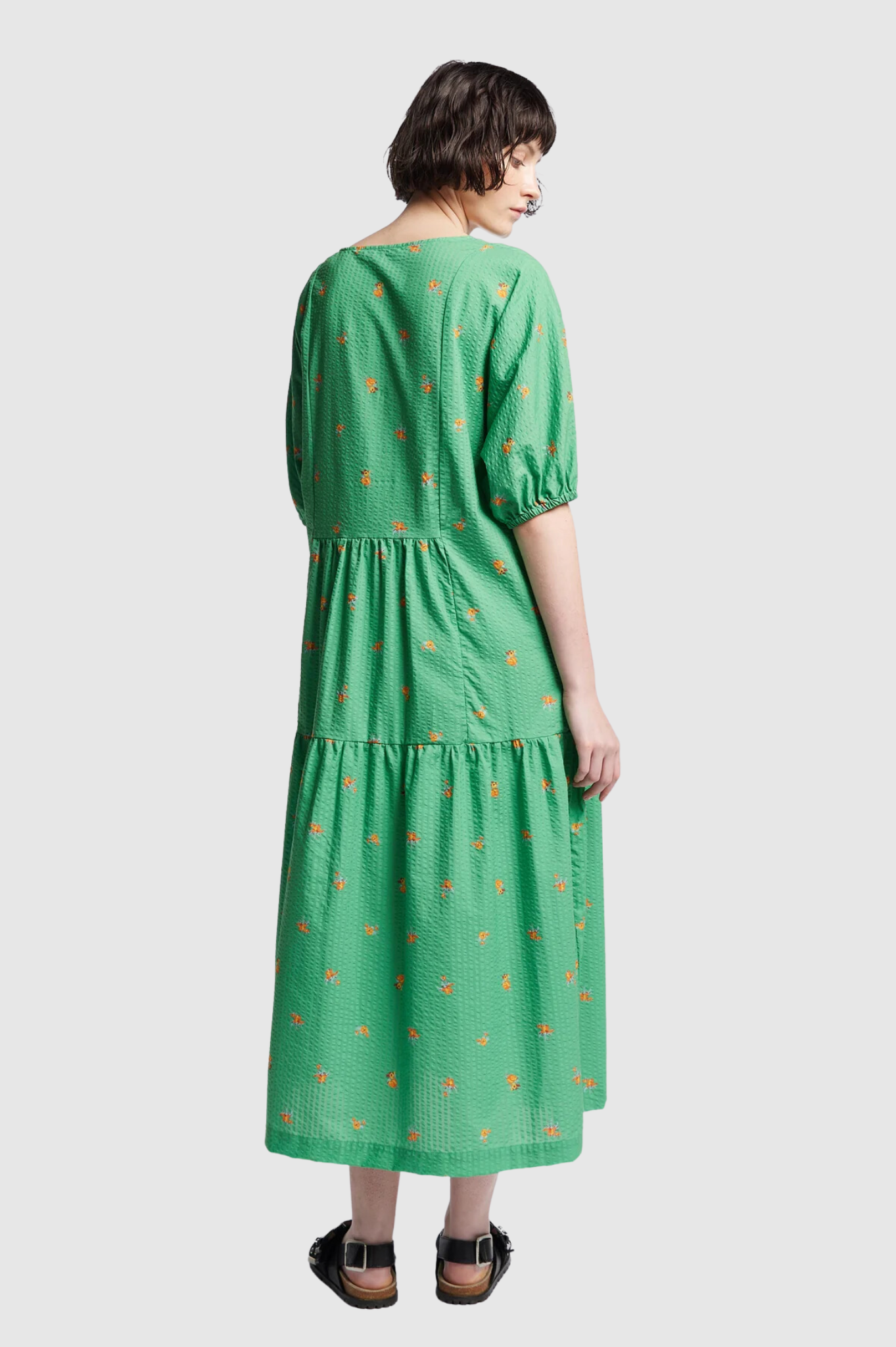 Kloke - Gradient Dress - Green Floral