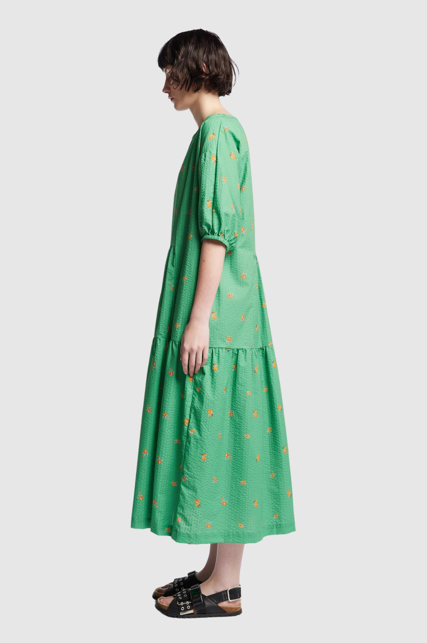 Kloke - Gradient Dress - Green Floral