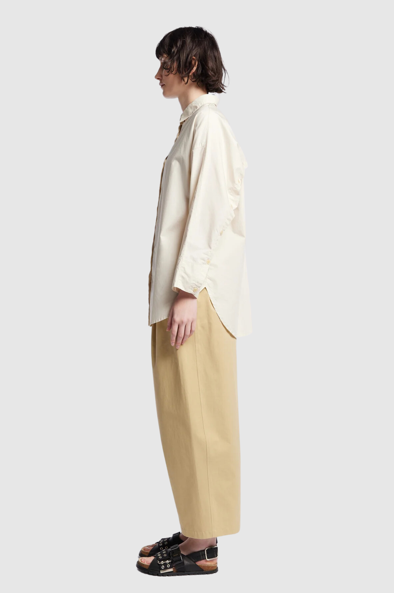 Kloke - Factor Pleat Pant - Sand