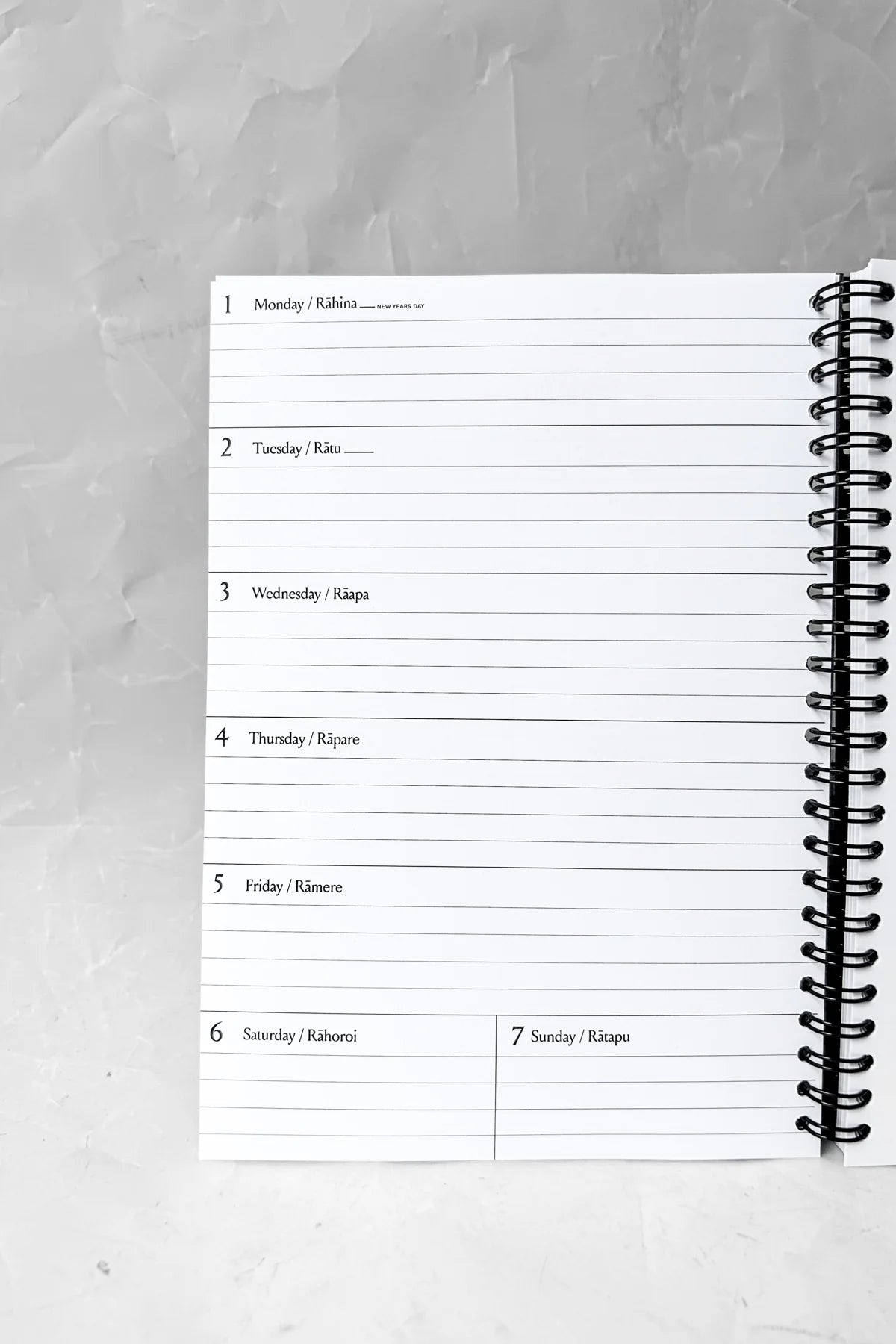 Crushes - 2026 Weekly Diary - Blue