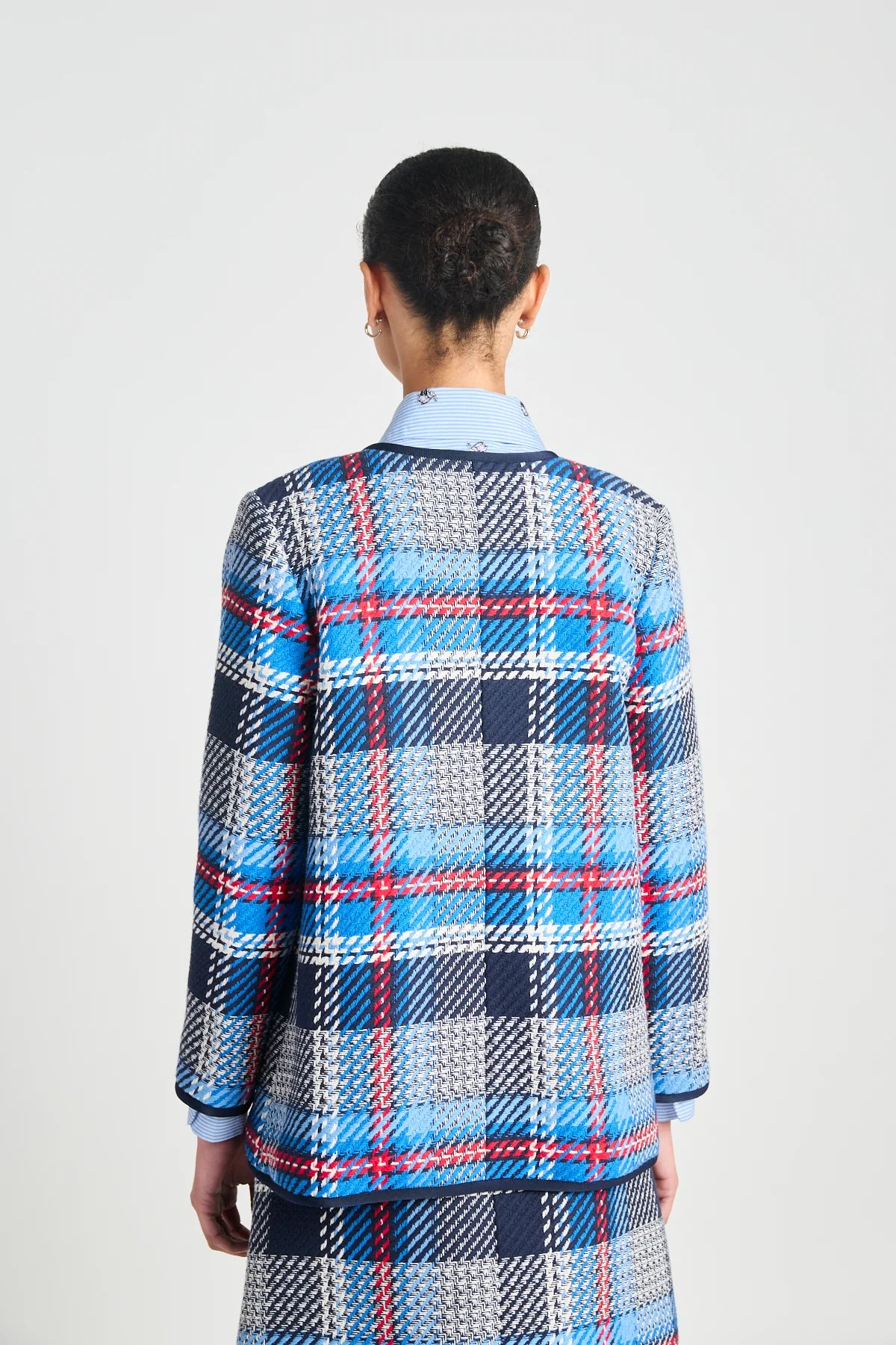 Twenty Seven Names - Time and Space Jacket - Navy Plaid