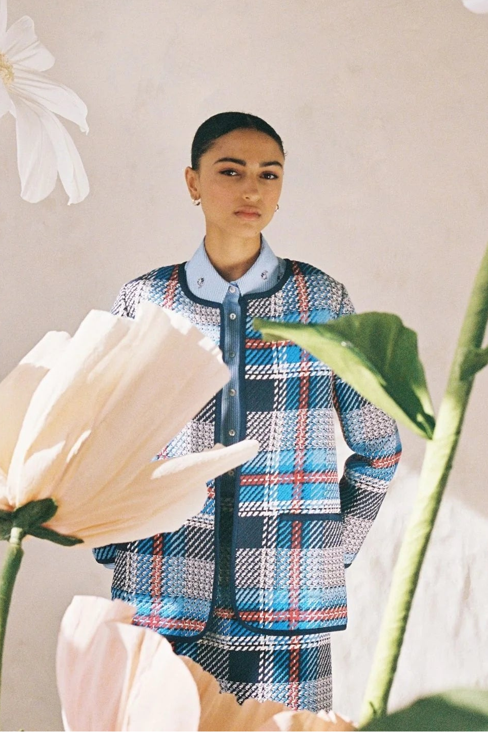 Twenty Seven Names - Time and Space Jacket - Navy Plaid