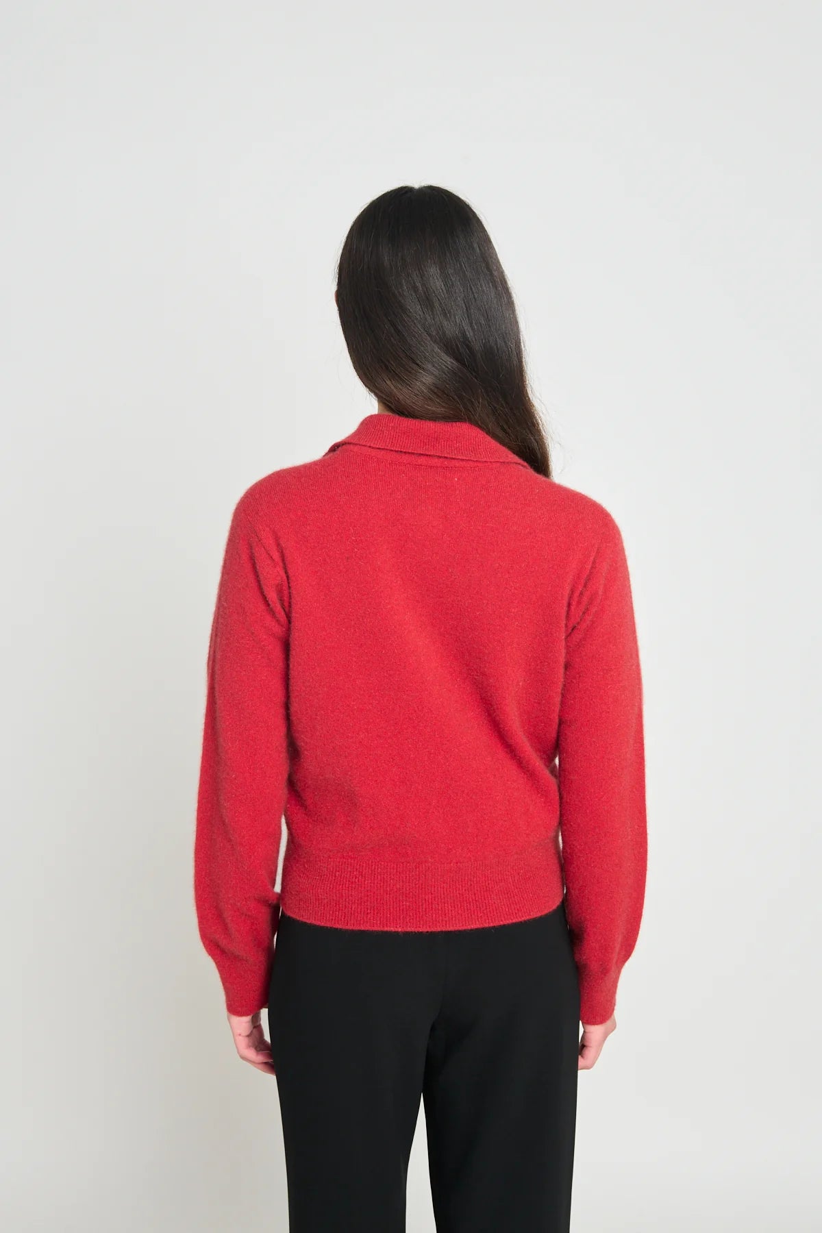 Twenty Seven Names - Eliza long-sleeved polo - Red
