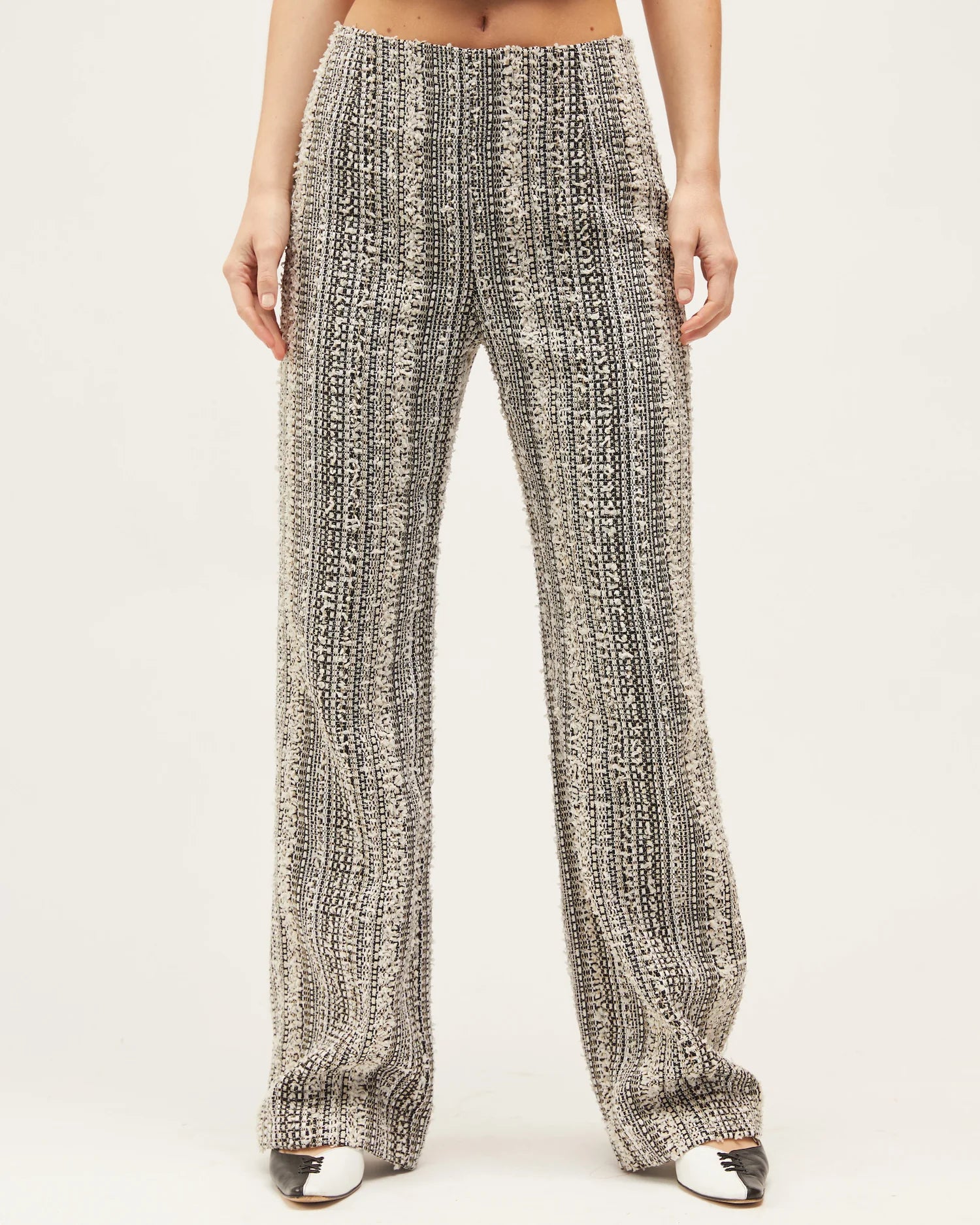 Dominique Healy - Sonia Pant - Black/Ivory Tweed