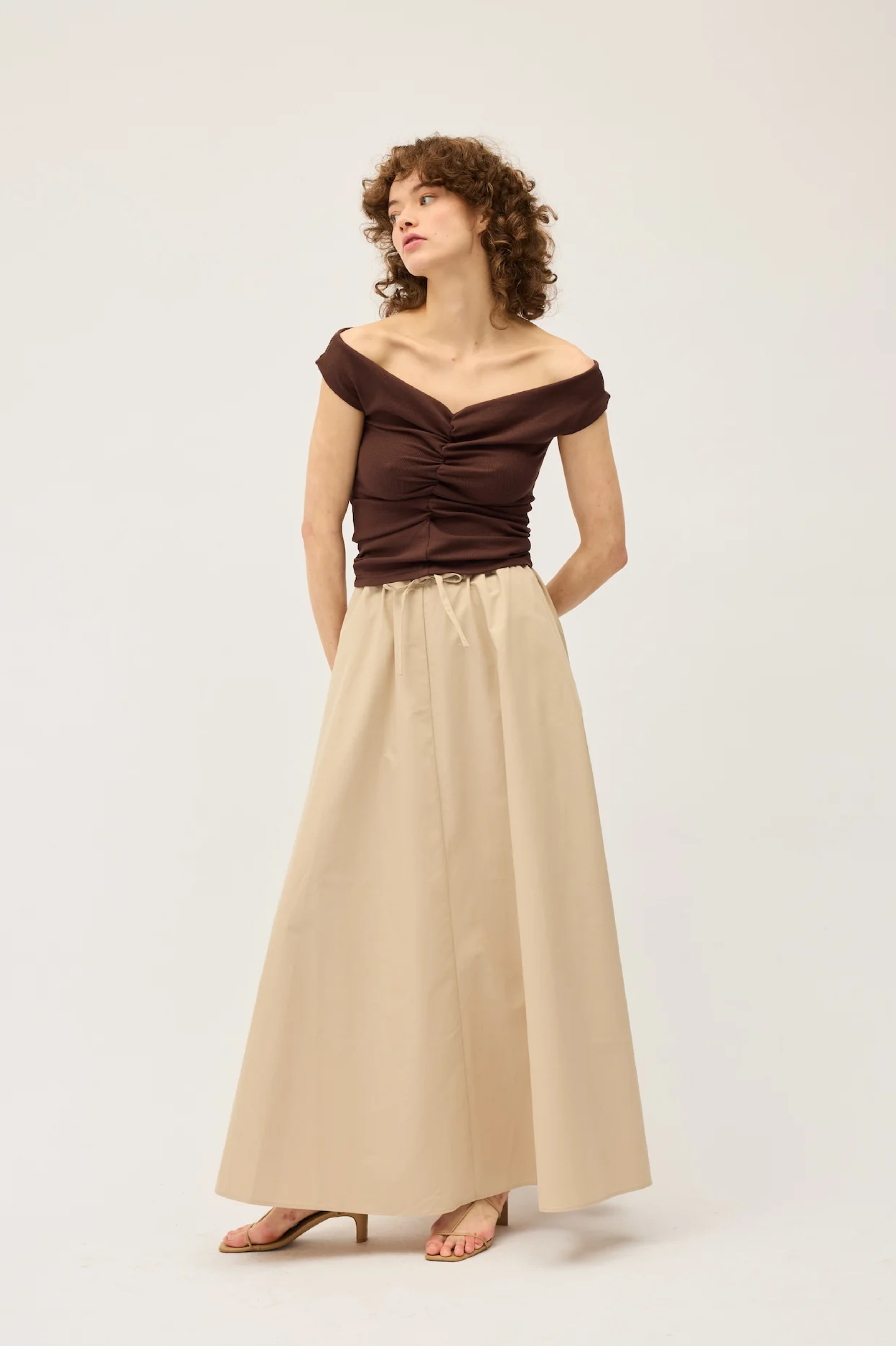 Dominique Healy - Niveah Tee - Chocolate Rib