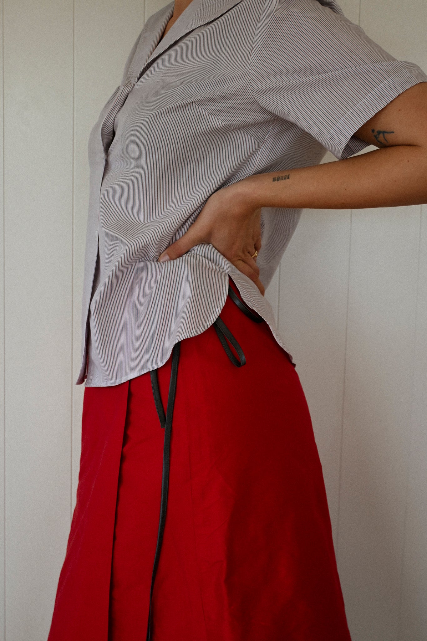 ANNIE - Porter Skirt - Red