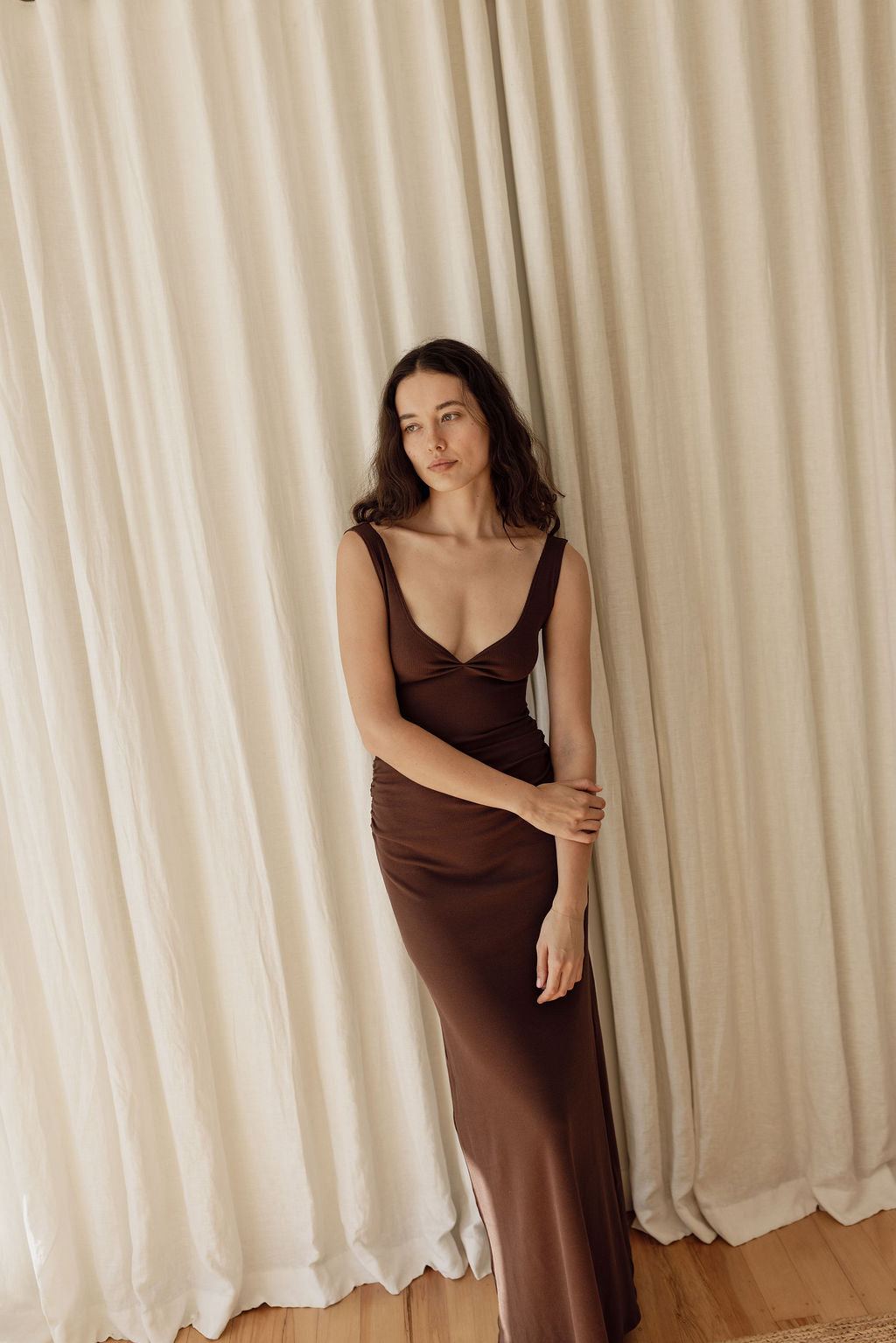 Dominique Healy - Jill Dress - Chocolate