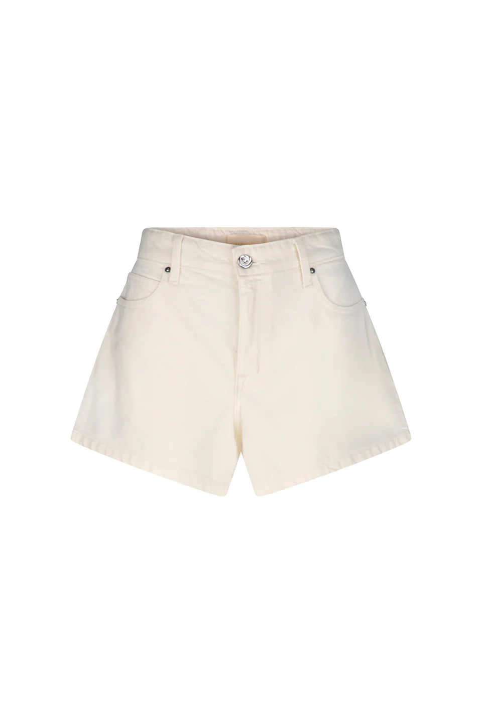 Outland Denim - Ebony High Flare Short - Bone