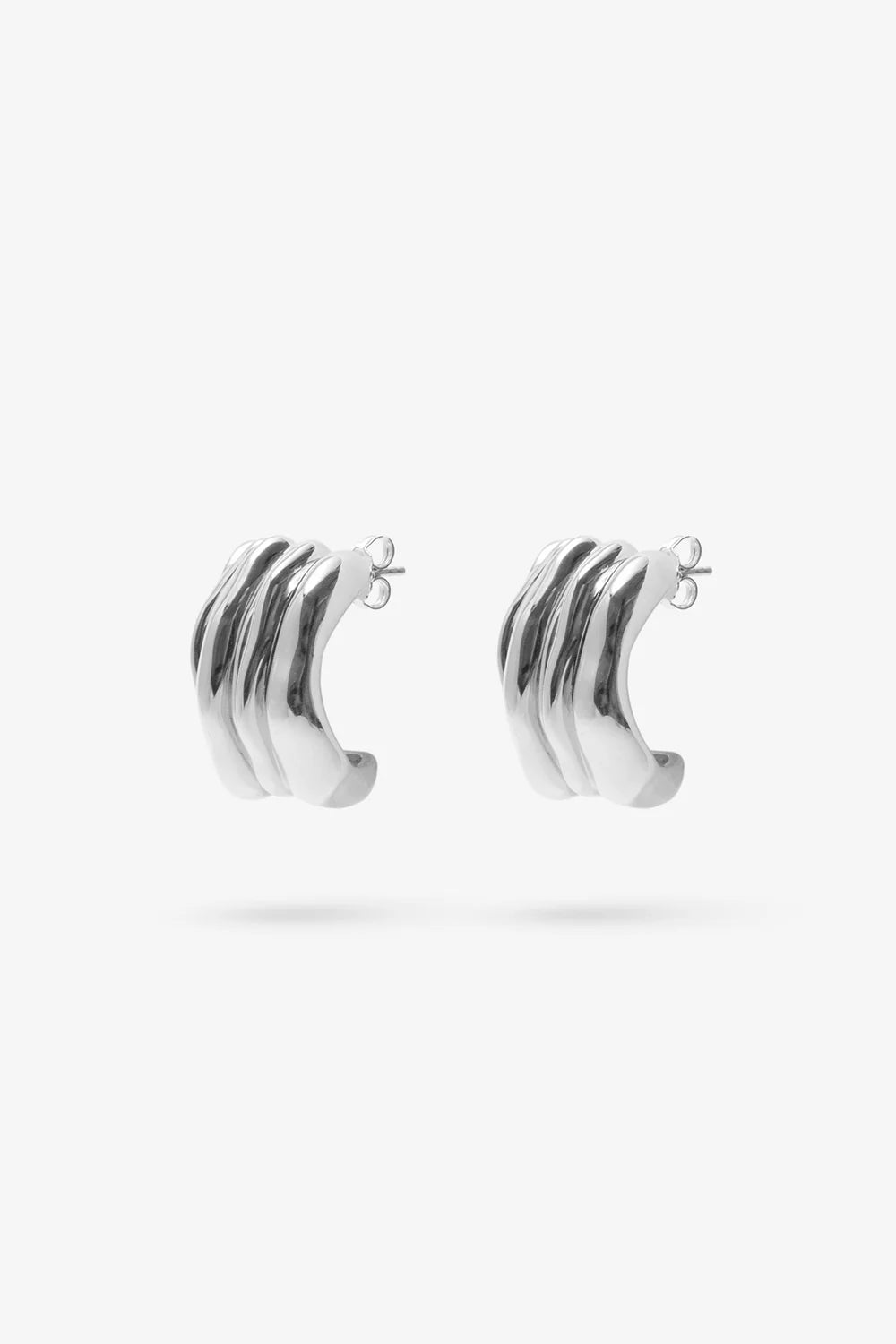 Nina Gordon - Vertigo Earrings - Silver