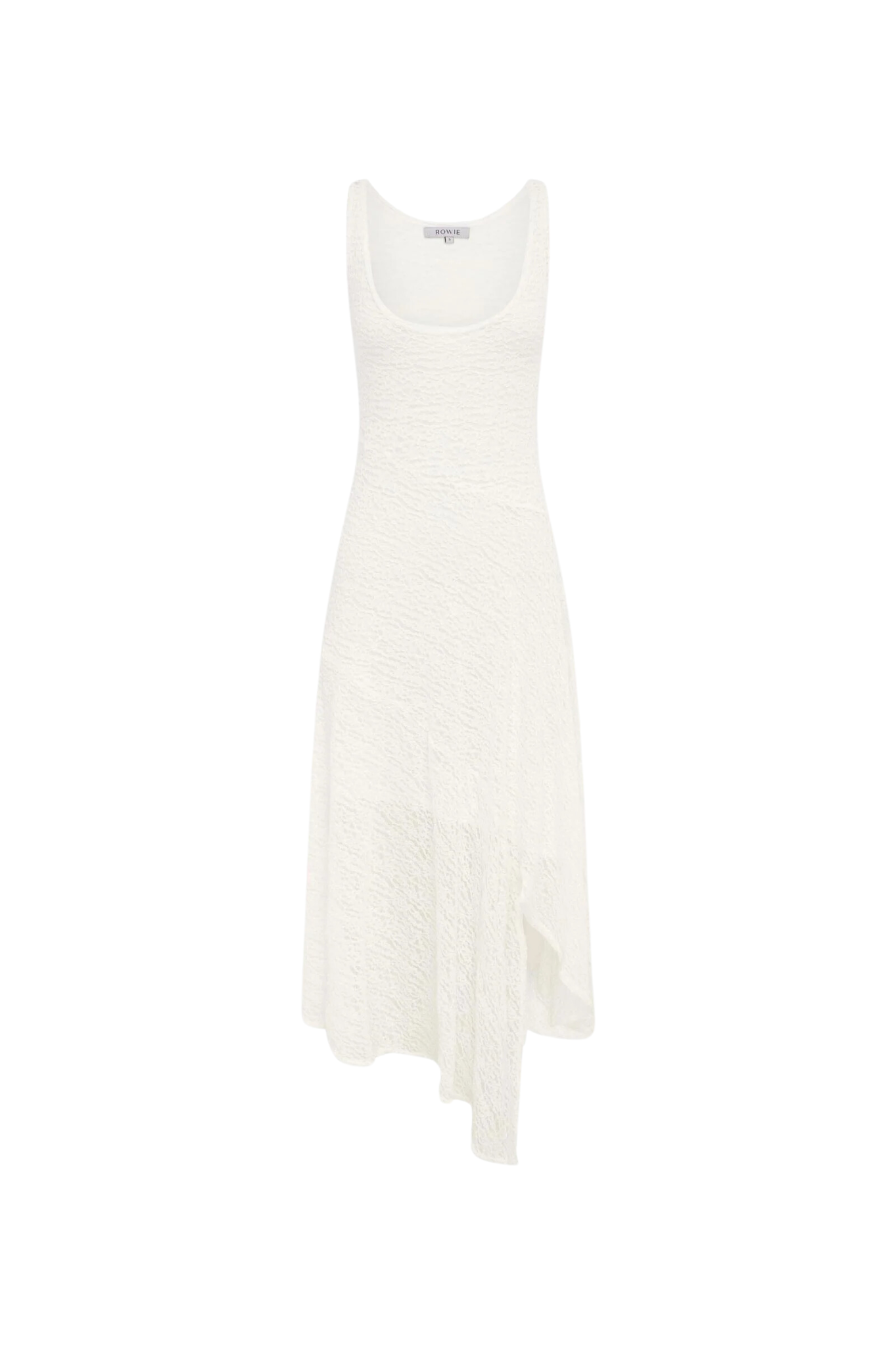 ROWIE - Lorna Lace Midi Dress - Bone