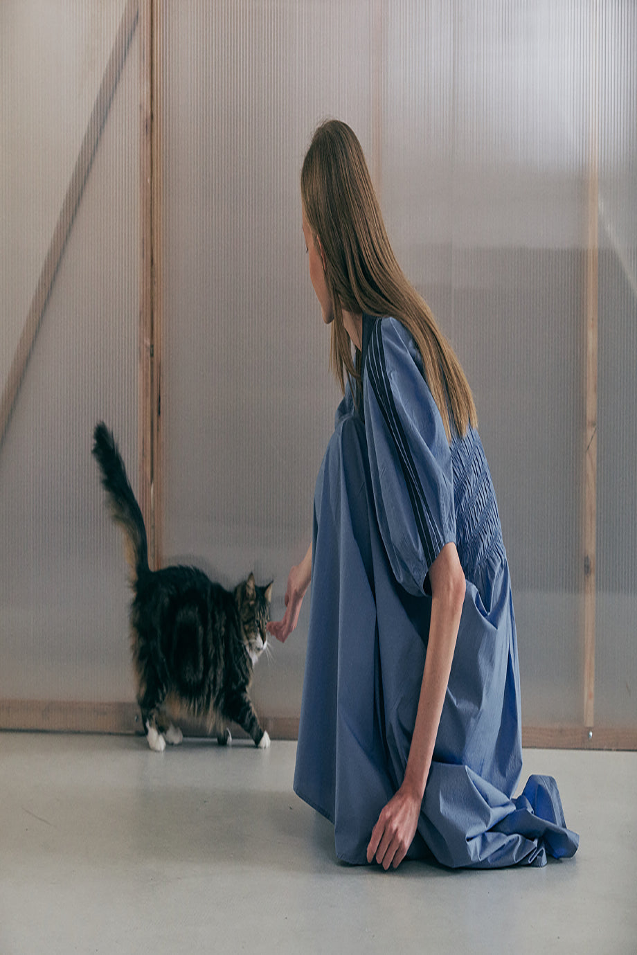 Muse the Label - Field Dress - Blue