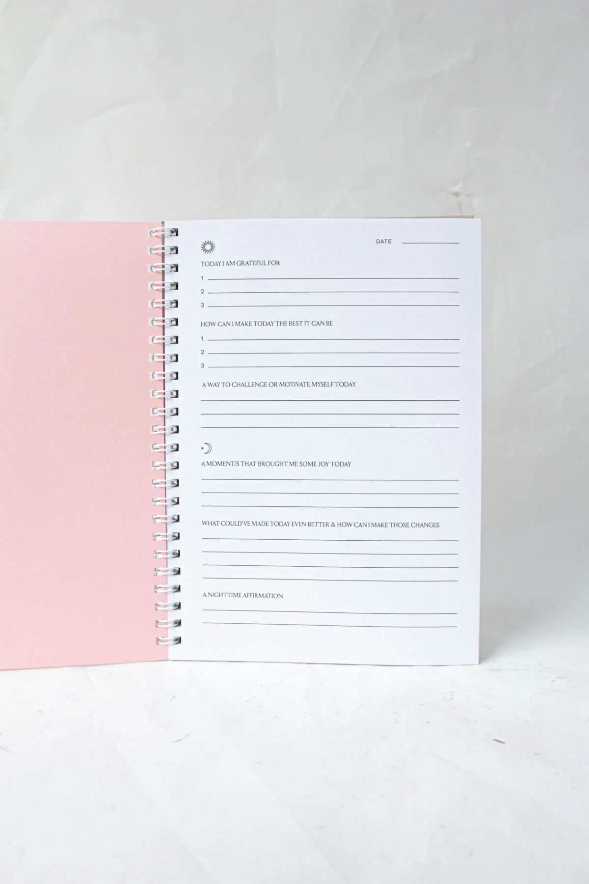 Crushes - Moments of Gratitude Notebook - Pink