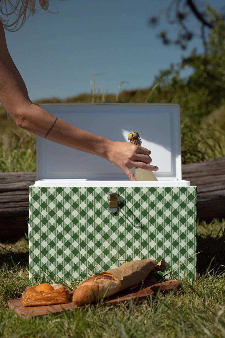 Napoleon Goods - Chilly Bin - Avocado Gingham