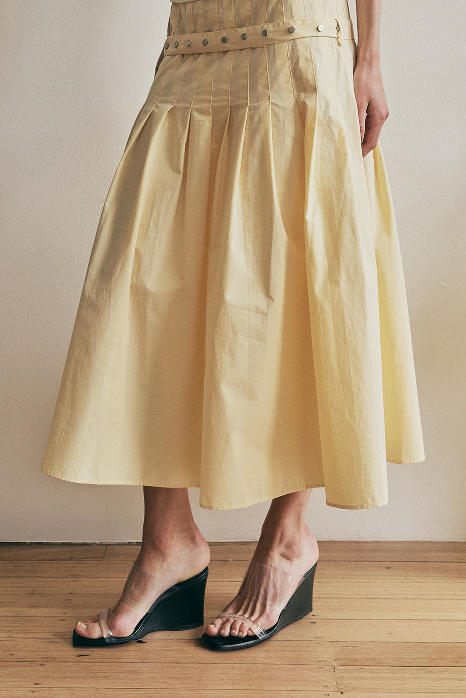 Muse the Label - Greta Skirt - Butter Yellow