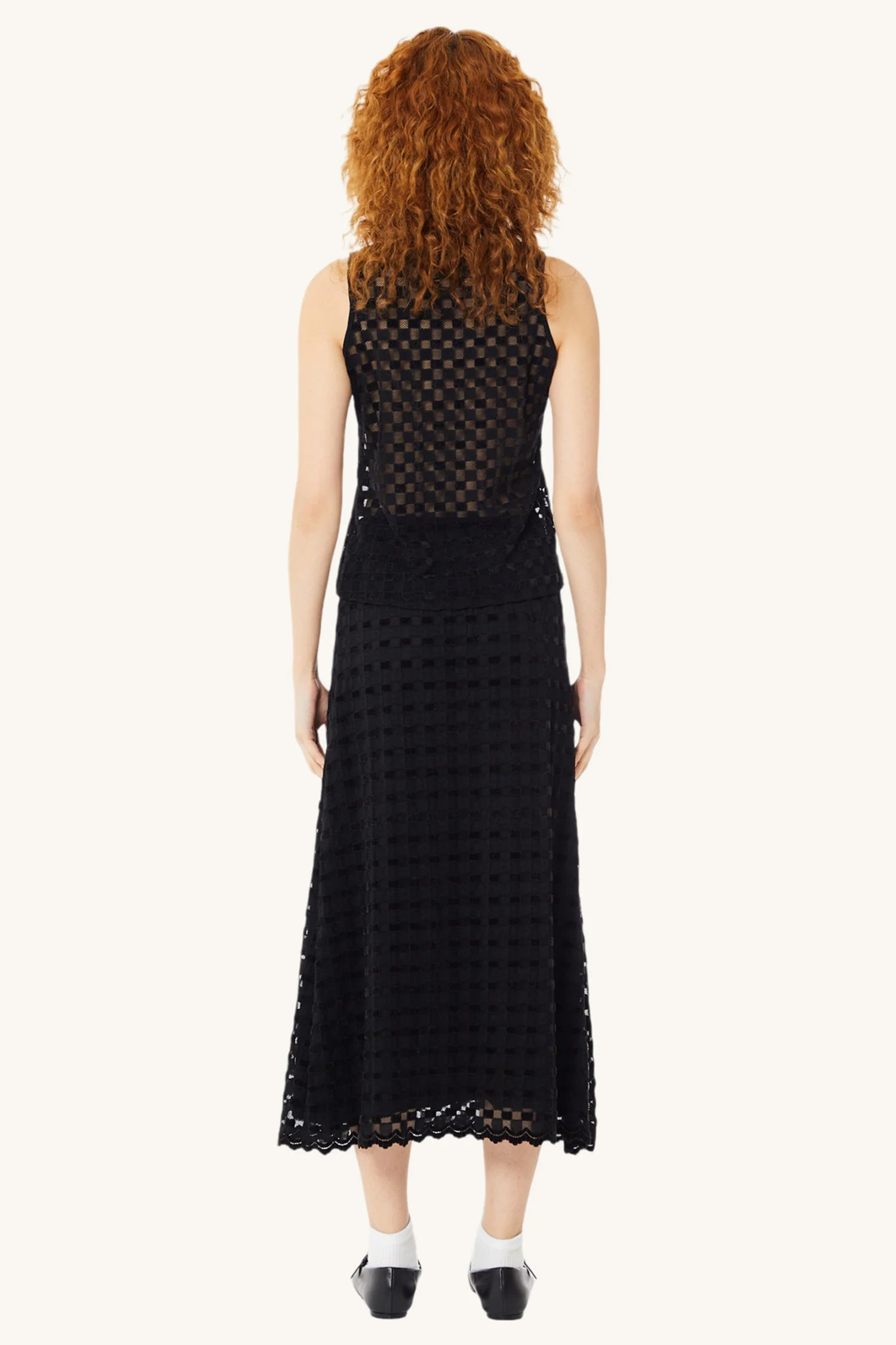 Find Me Now - Harmony Checkered Skirt - Black Harmony