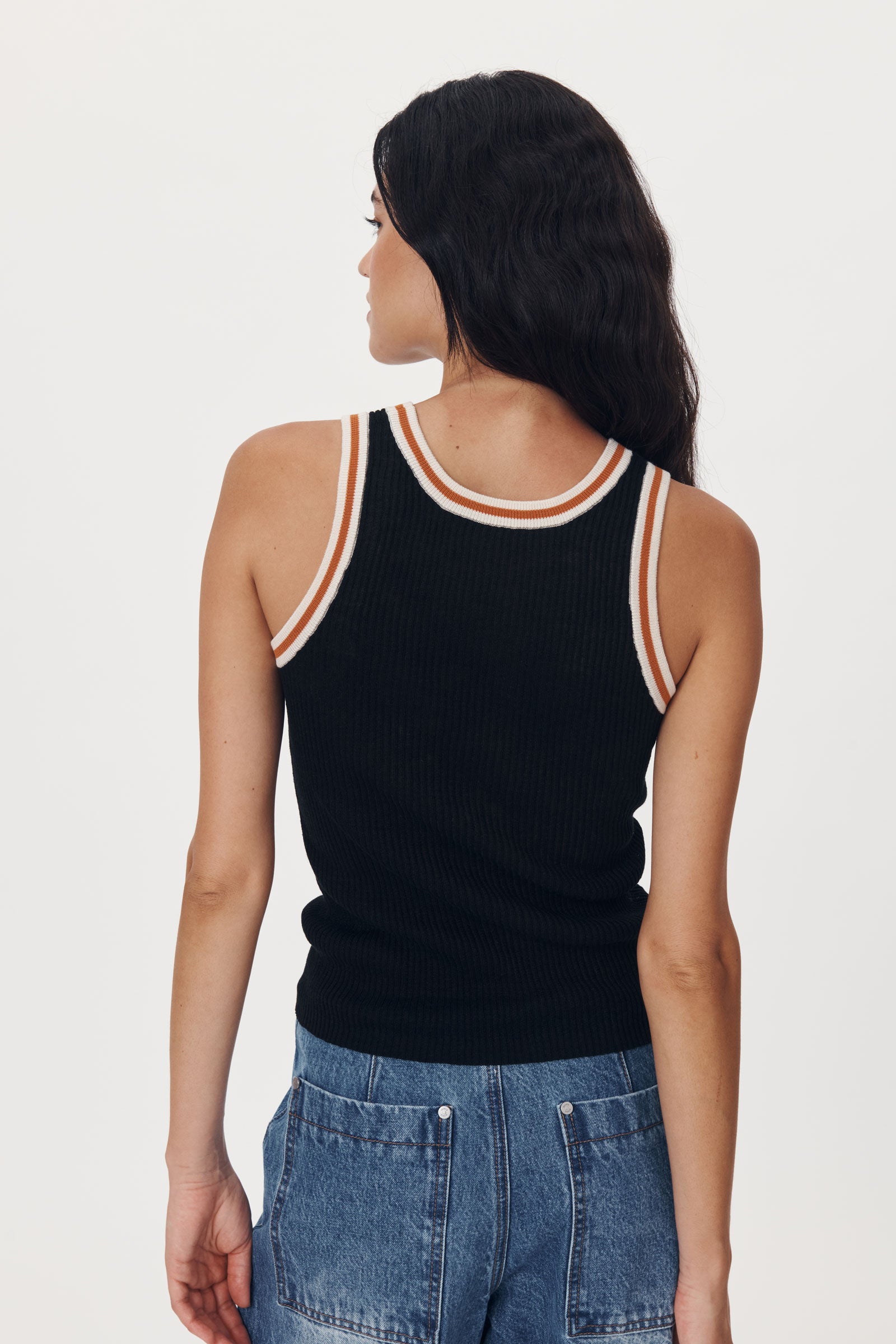 ROWIE - Hubert Knit Tank - Noir