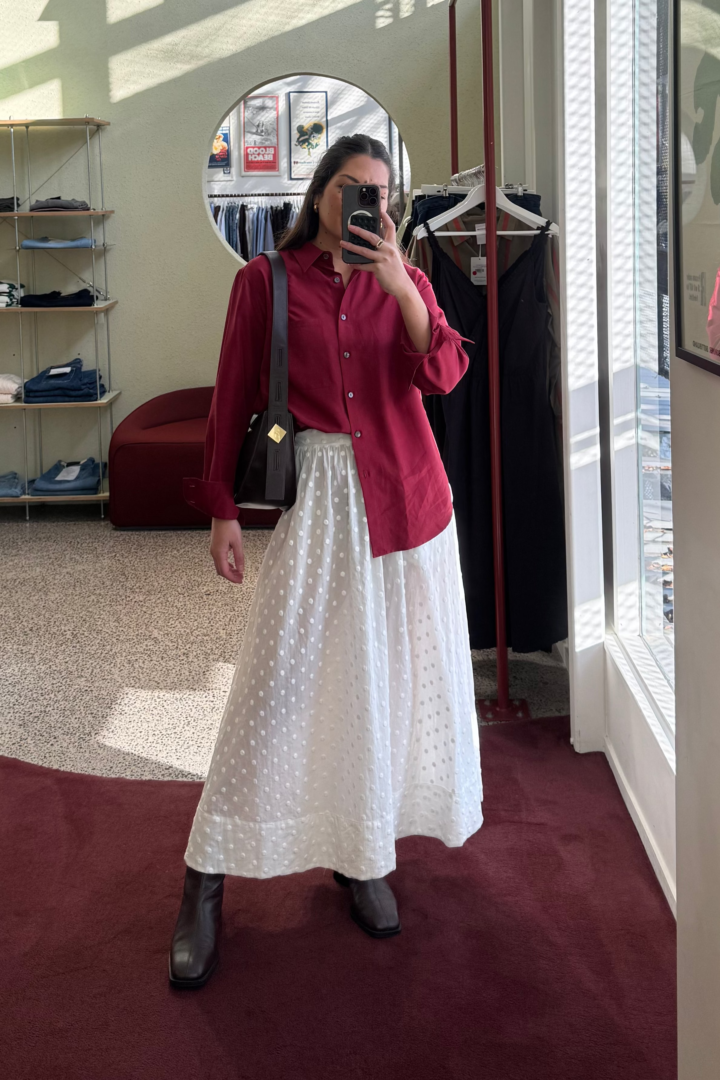 ANNIE - Foundation Shirt - Sangria