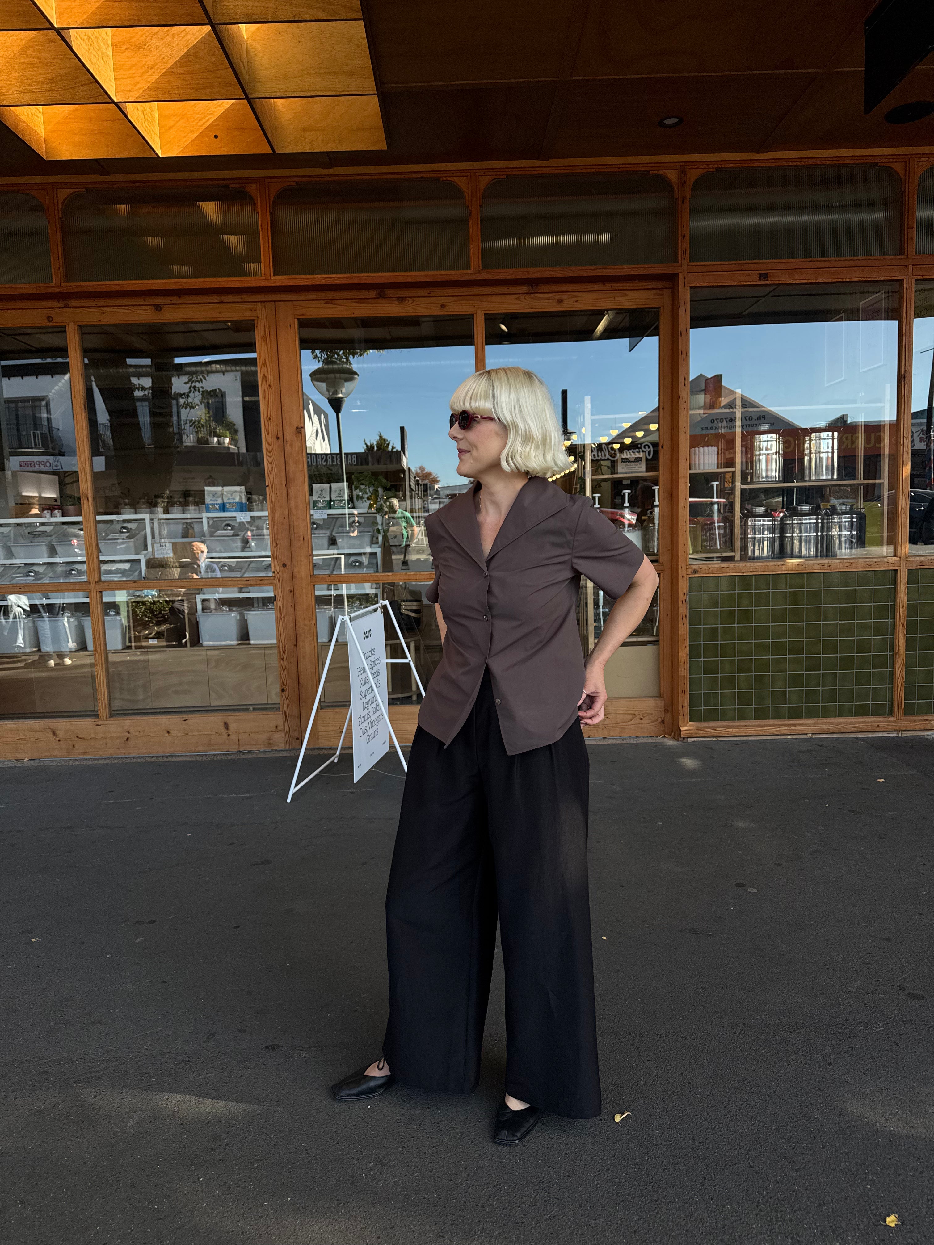 Annie - Soft Tailored Trouser - Black
