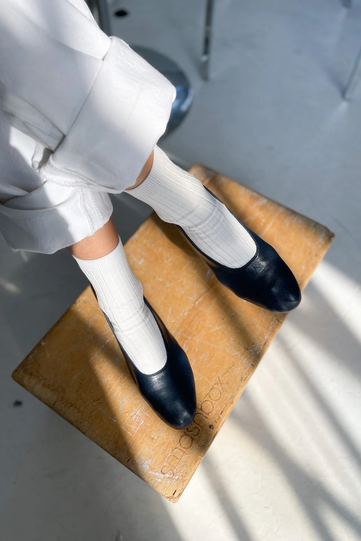 Le Bon Shoppe - Her Socks - Classic White