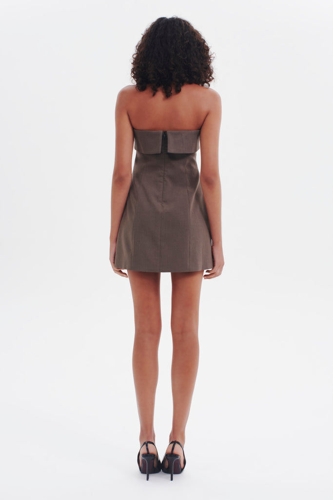 Ownley - Inferno Mini Dress - Charcoal