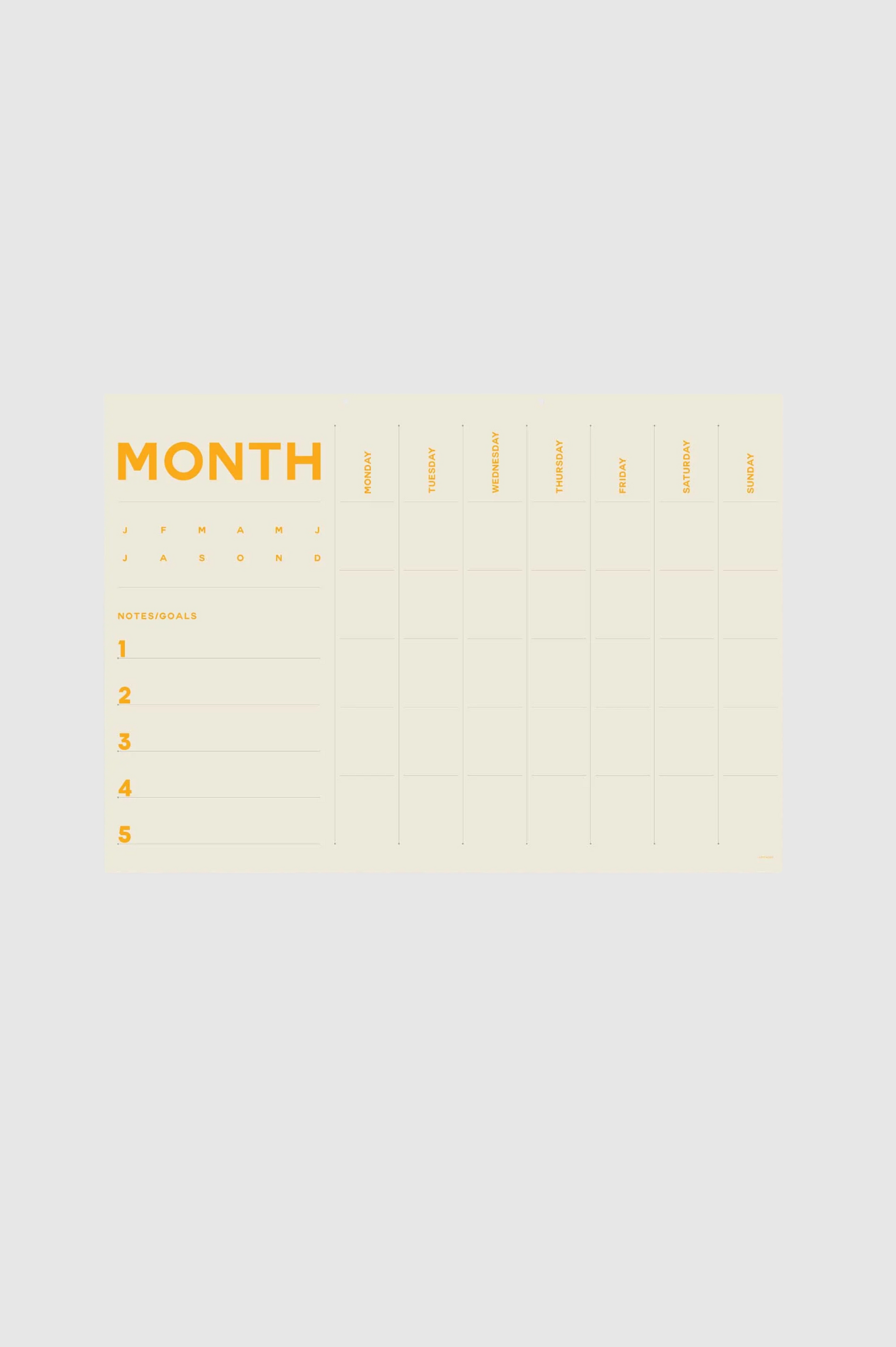 Lettuce - 2025 Monthly Planner - A2