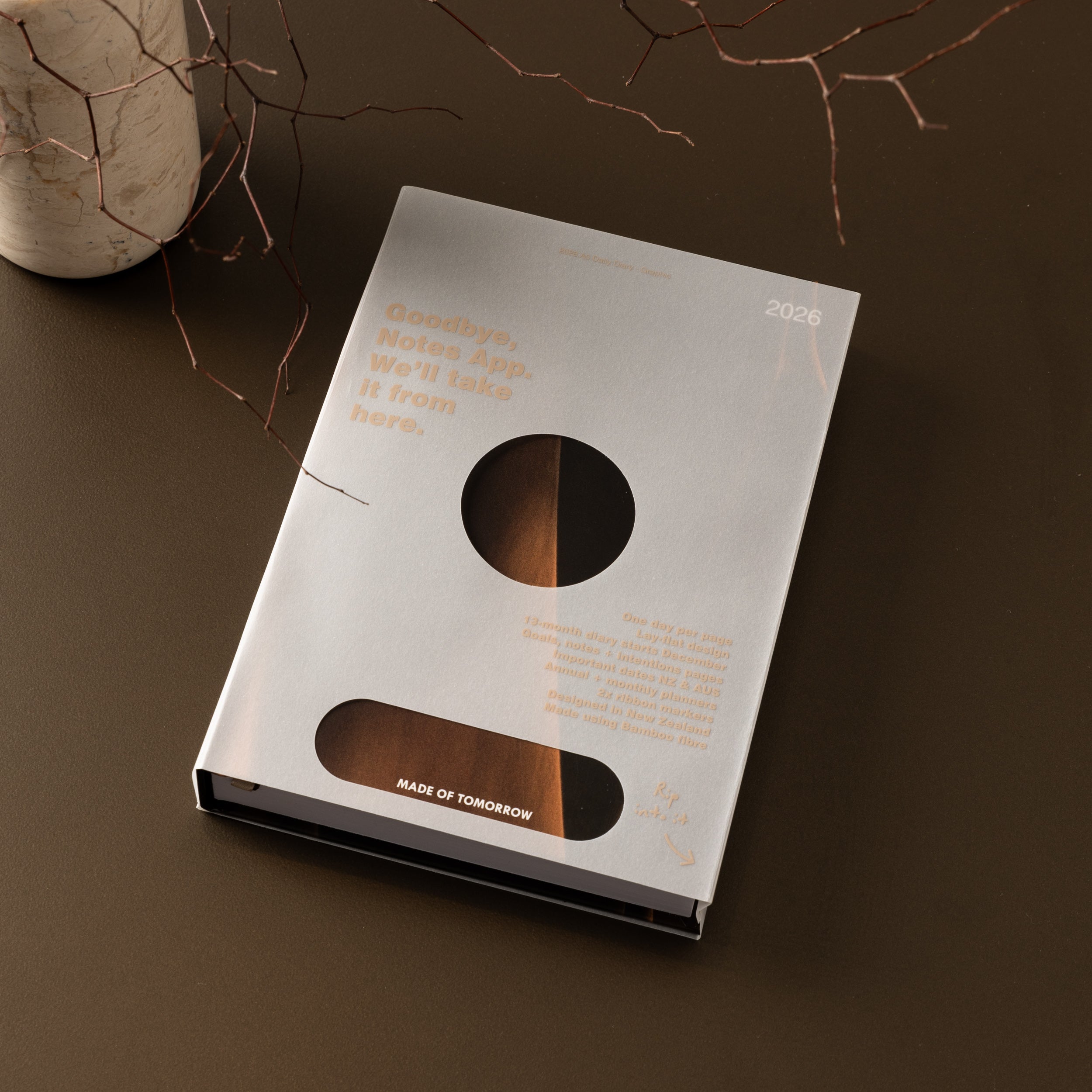 Made of Tomorrow - 2026 A5 Daily Diary - Graphic - Dune