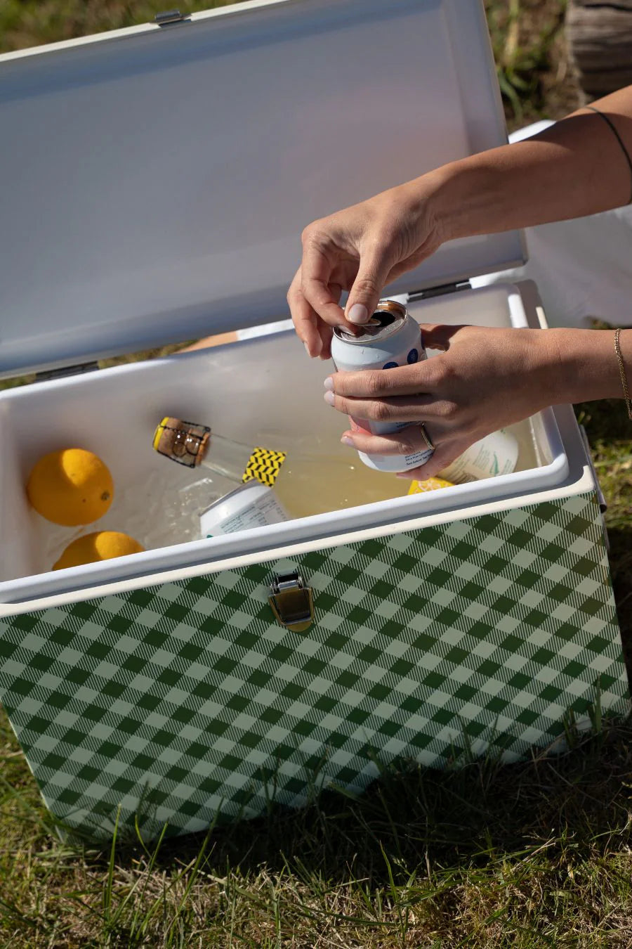 Napoleon Goods - Chilly Bin - Avocado Gingham