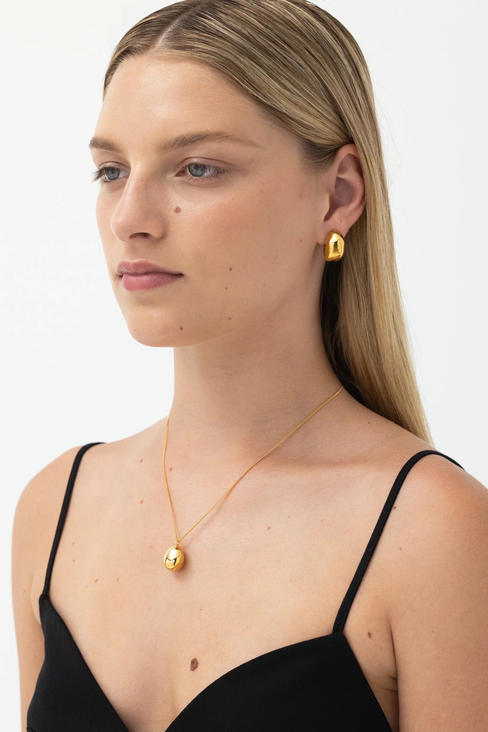 Nina Gordon - Drop Necklace - Gold