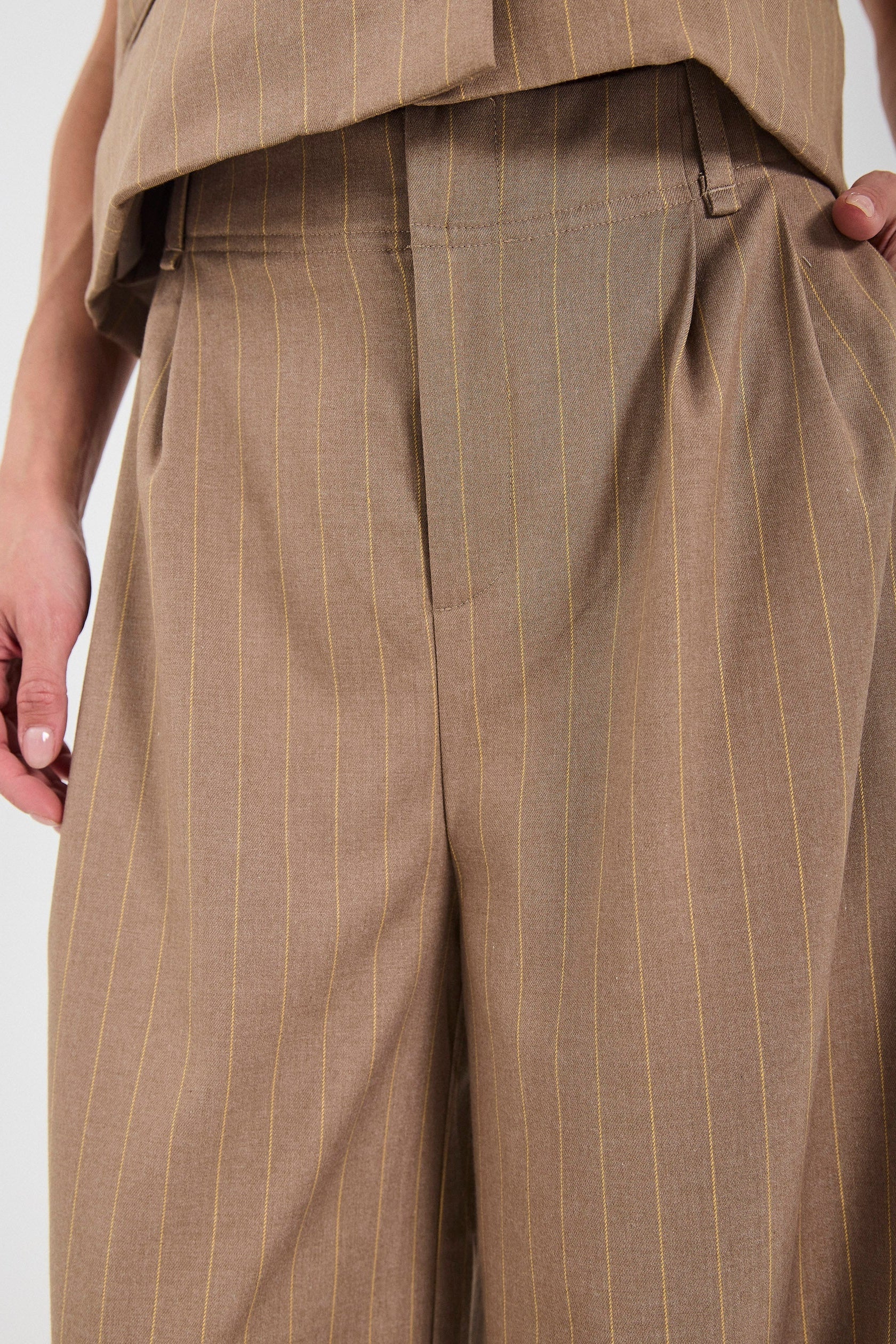 Norr - Novia Pants - Yellow Stripe