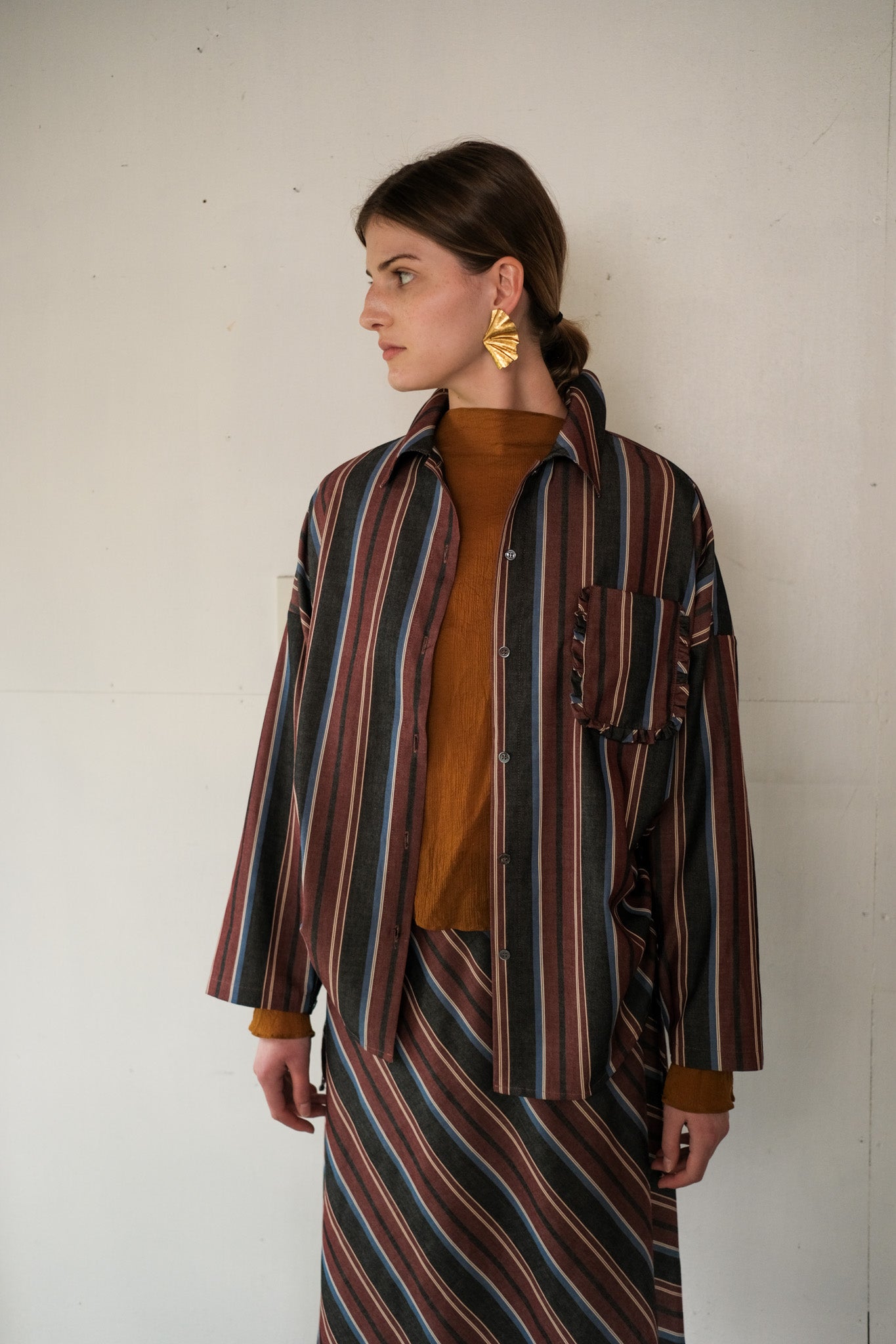 ANNIE x Oosterom - Painter’s Shirt 2.0 - Vintage Stripe