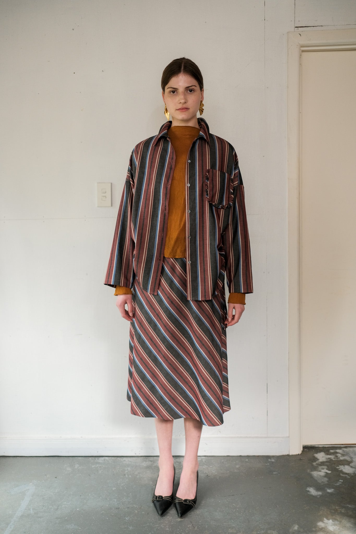 ANNIE x Oosterom - Painter’s Shirt 2.0 - Vintage Stripe