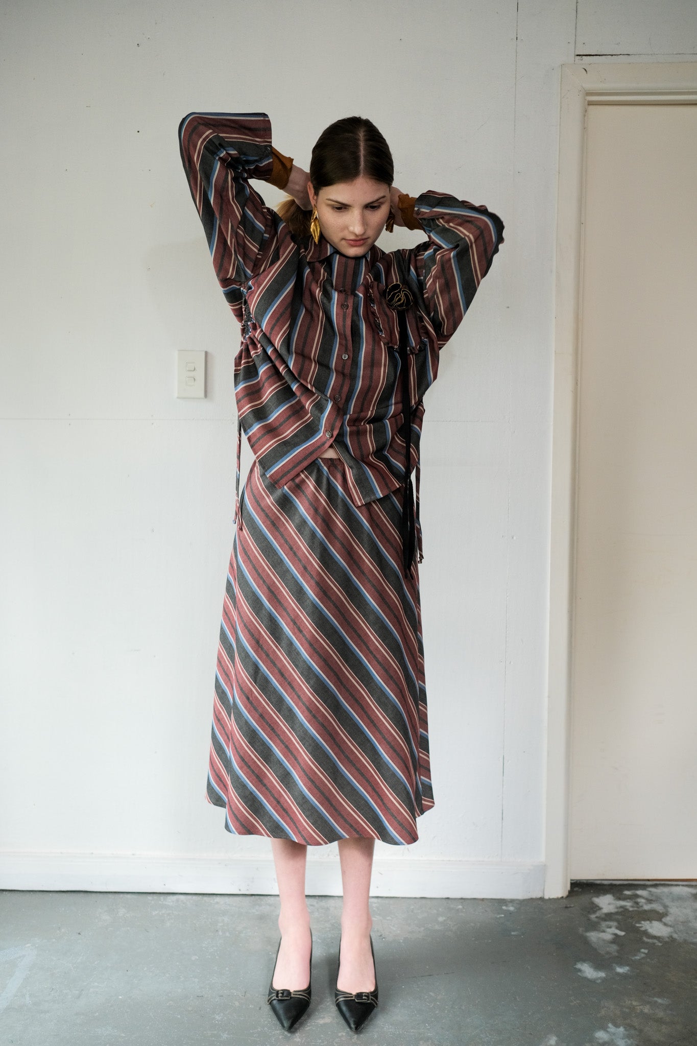 ANNIE x Oosterom - Painter’s Shirt 2.0 - Vintage Stripe