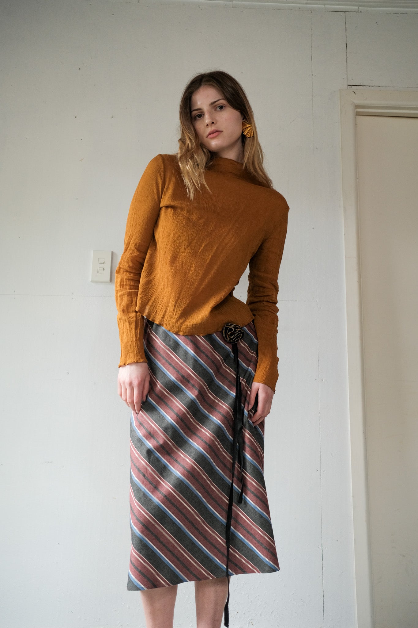 ANNIE x Oosterom - Crinkle Skivvy - Copper