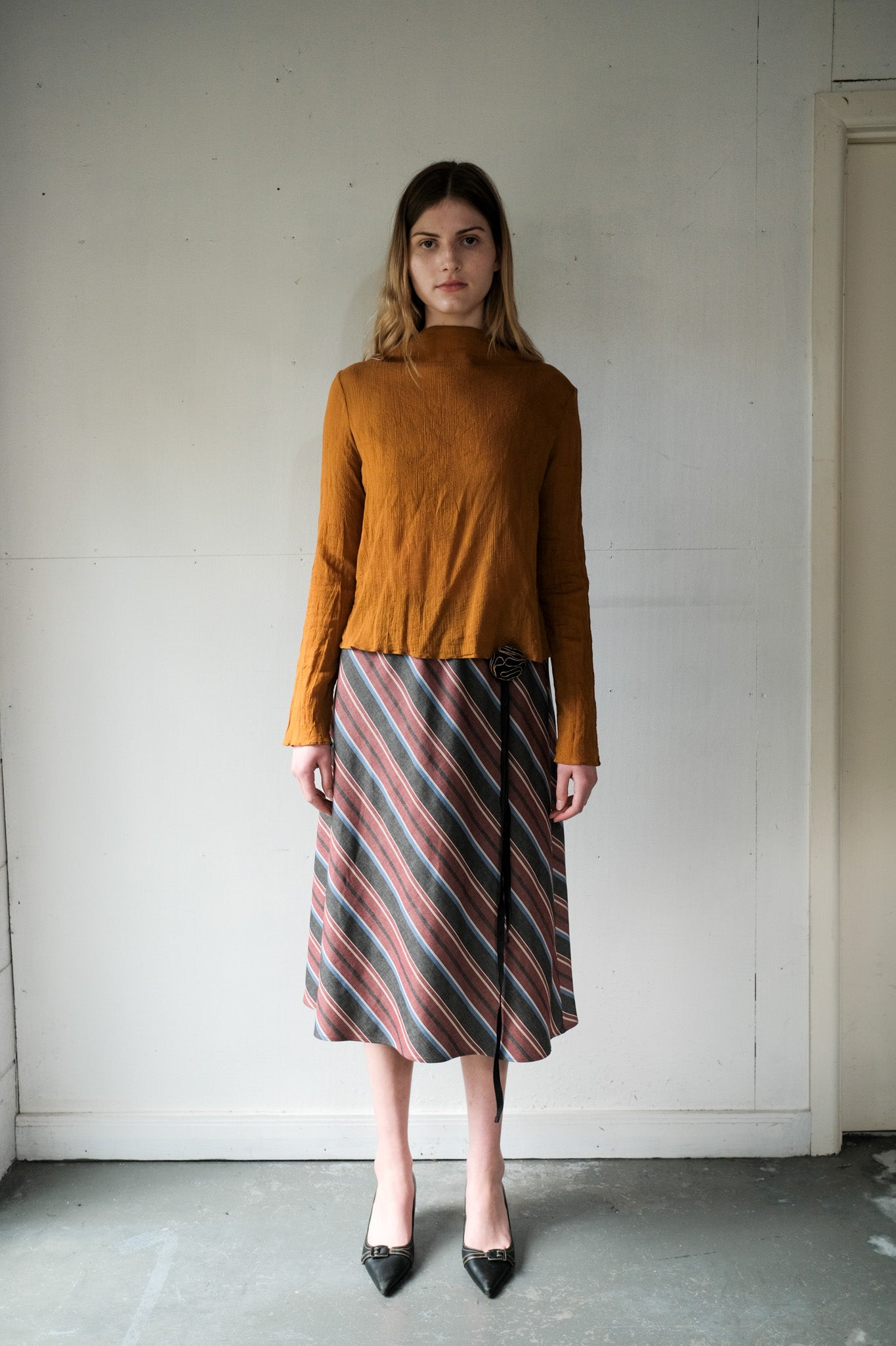 ANNIE x Oosterom - Crinkle Skivvy - Copper