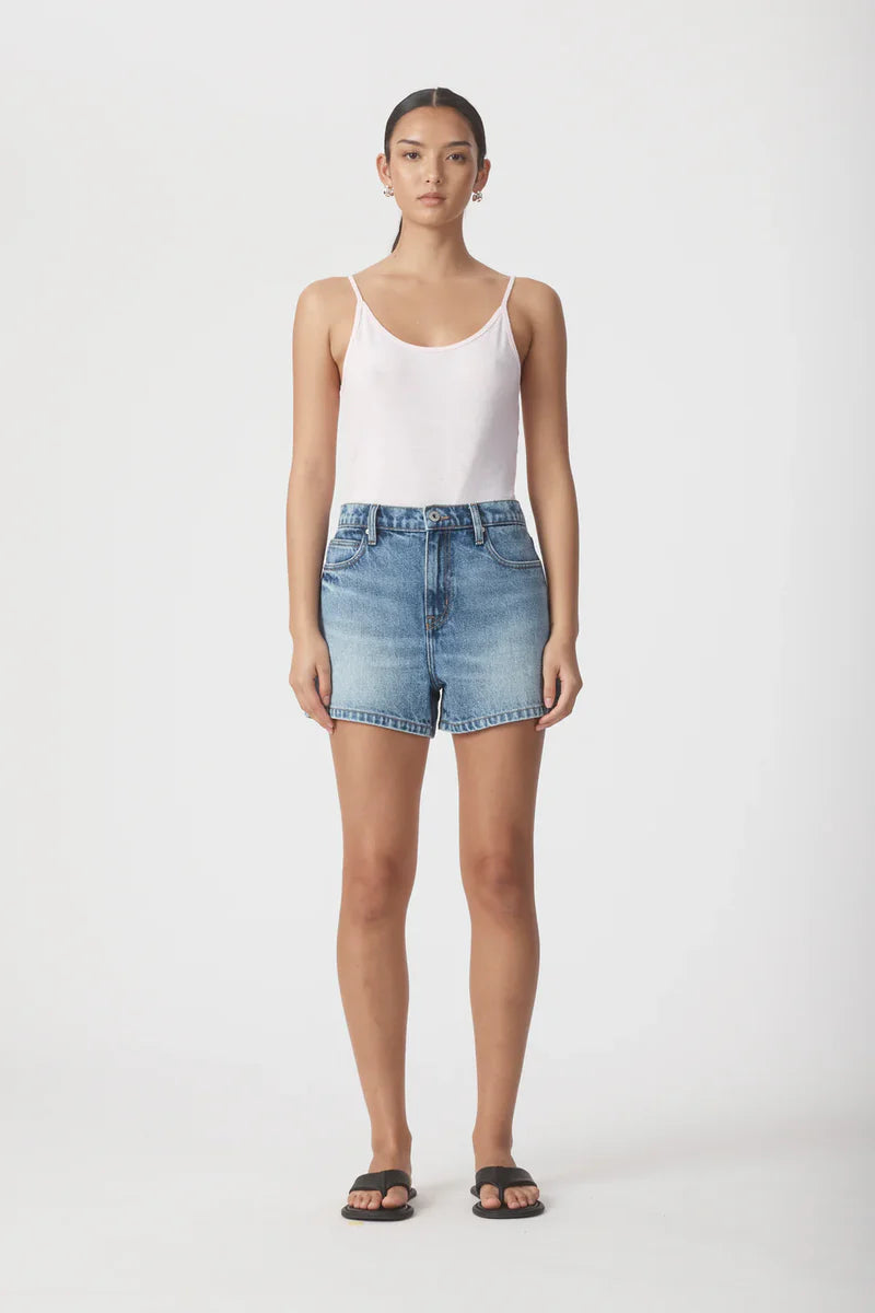 Outland Denim - Annie High Relaxed Short - Aerobat