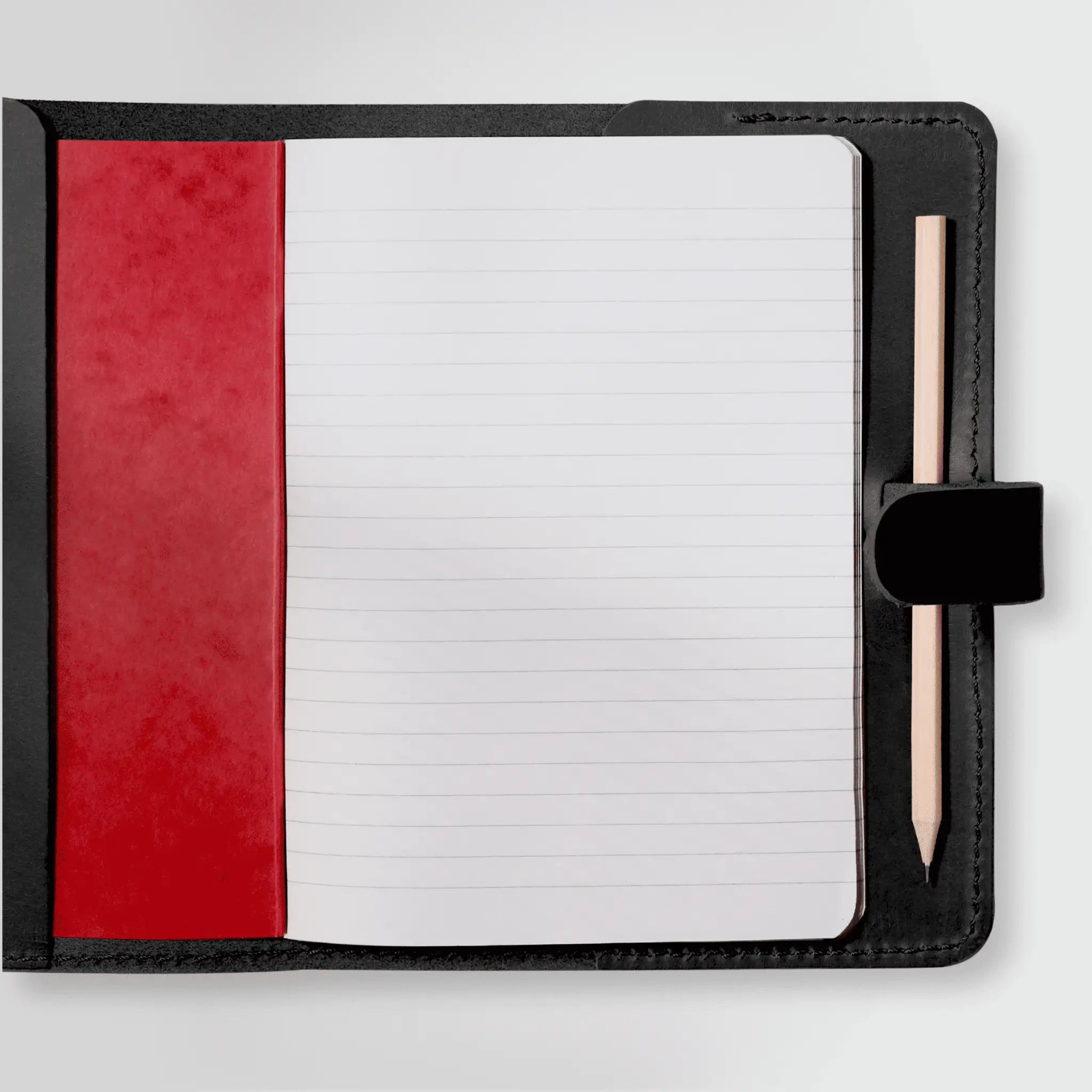 Parisian Crafted - Leather Notebook - Black (A5)