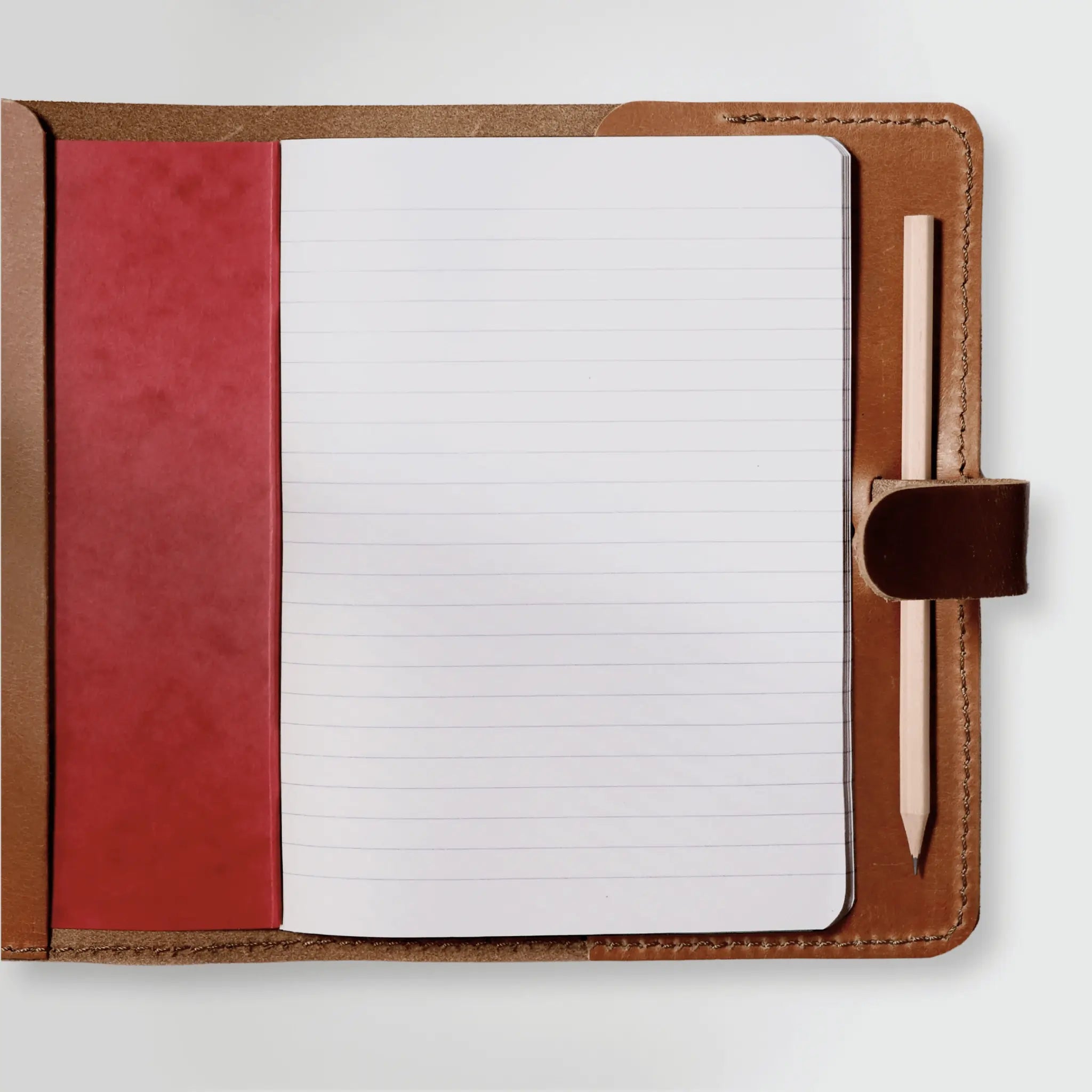 Parisian Crafted - Leather Notebook - Tan (A5)