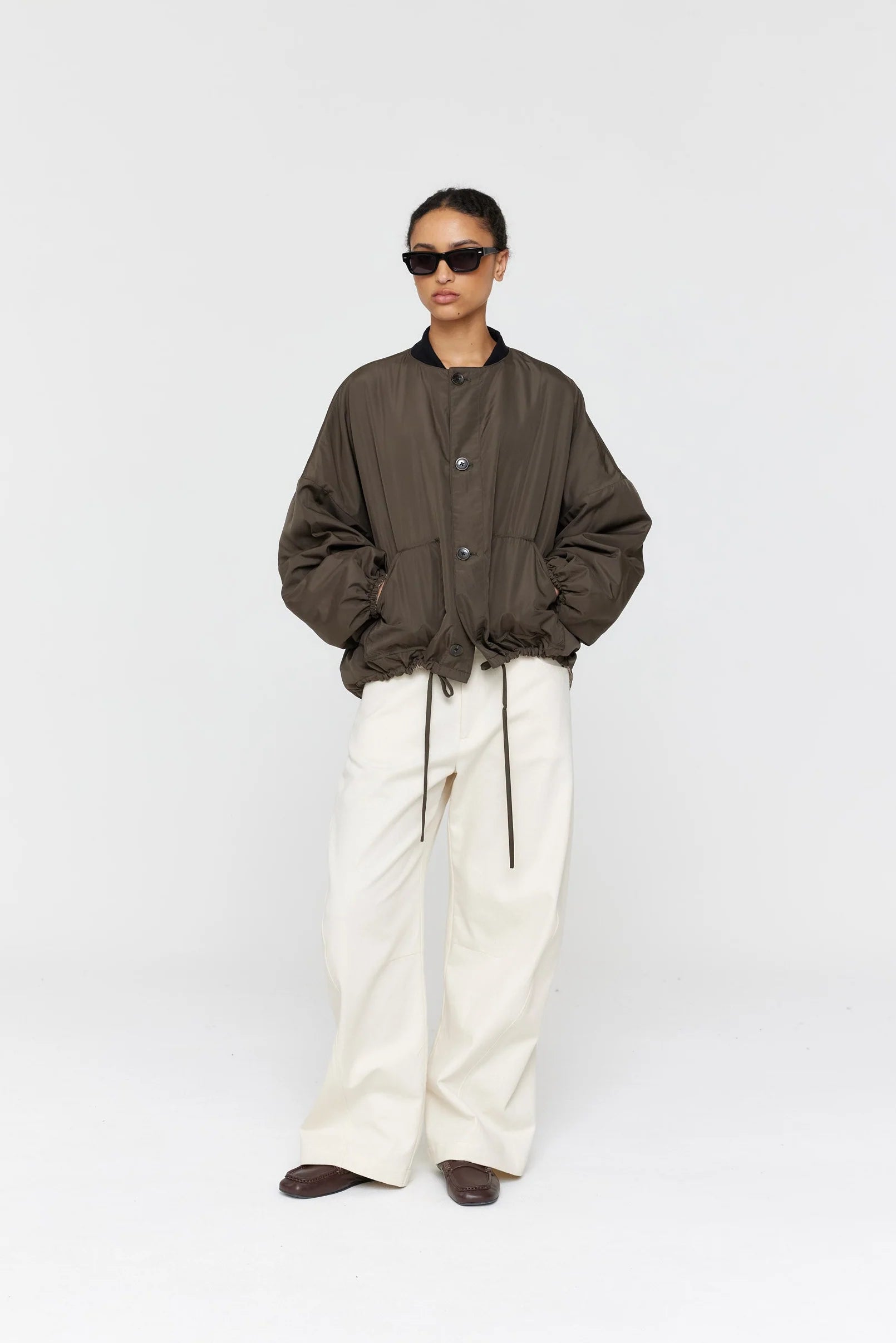 Ricochet - Forster Jacket - Dark Khaki + Army Green