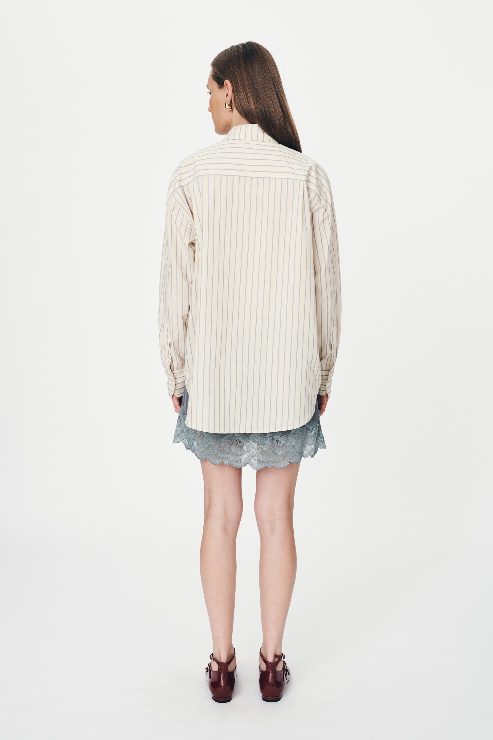 ROWIE - Ramona Stripe Long Sleeve Shirt - Heritage