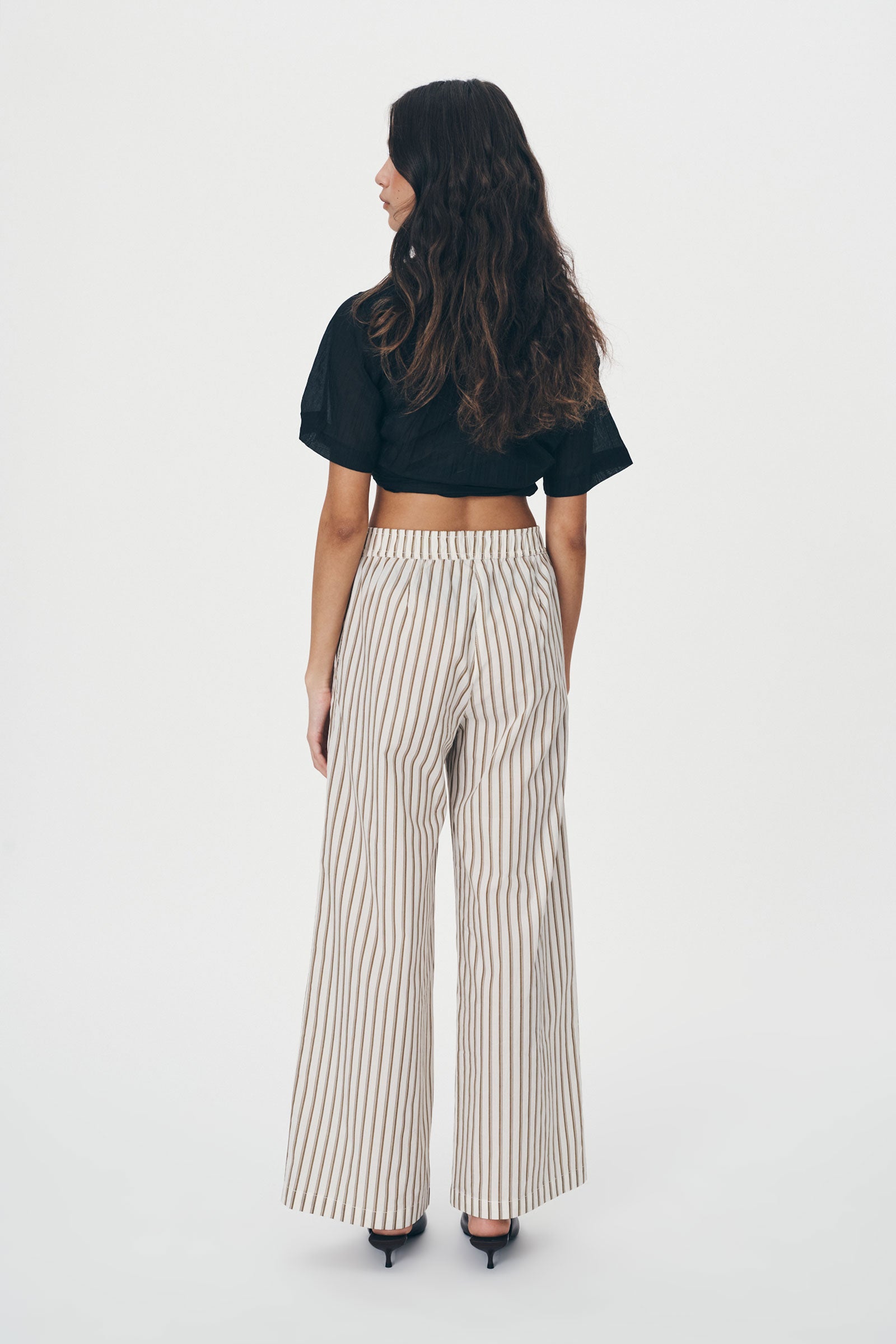 ROWIE - Rocco Stripe Pants - Sienna