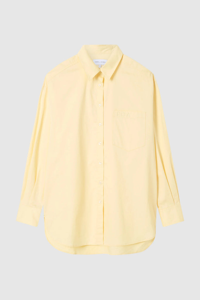 Friend of Audrey - Signature Cotton Shirt - Lemon Sorbet