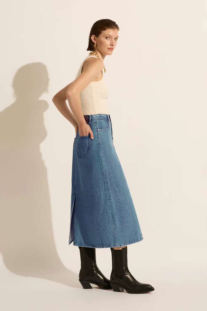 Outland Denim - Ruby Maxi Skirt - Heritage