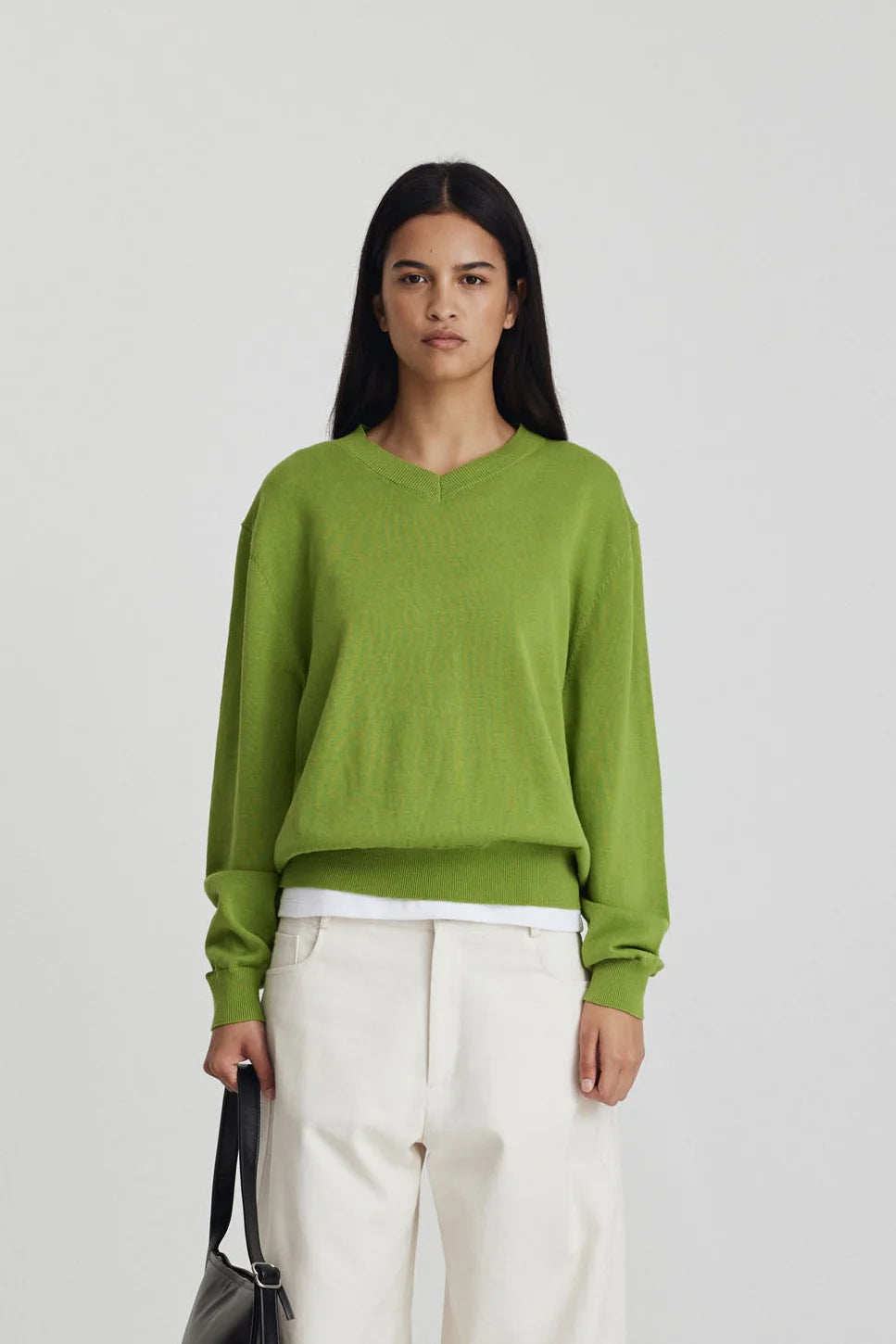 Ricochet - Amina Jumper - Apple Green