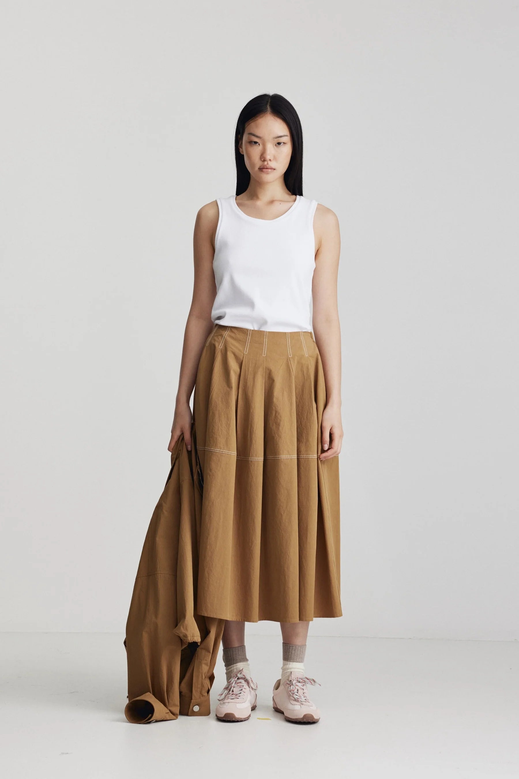 Ricochet - Carter Skirt - Tan