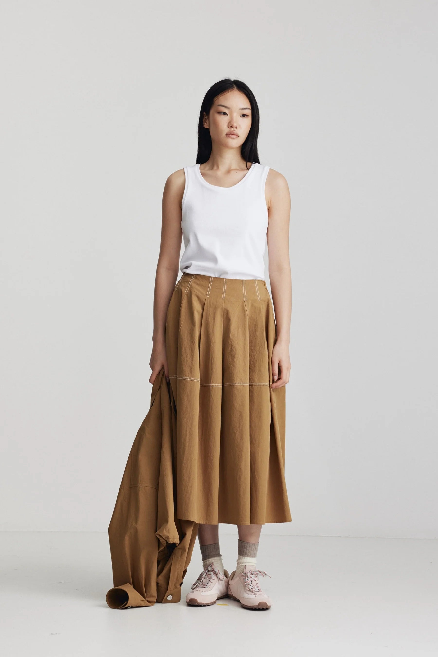 Ricochet - Carter Skirt - Tan